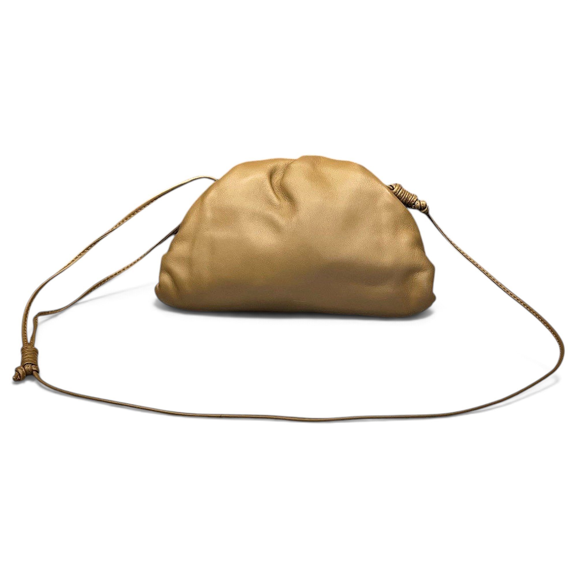 Pouch leather crossbody bag