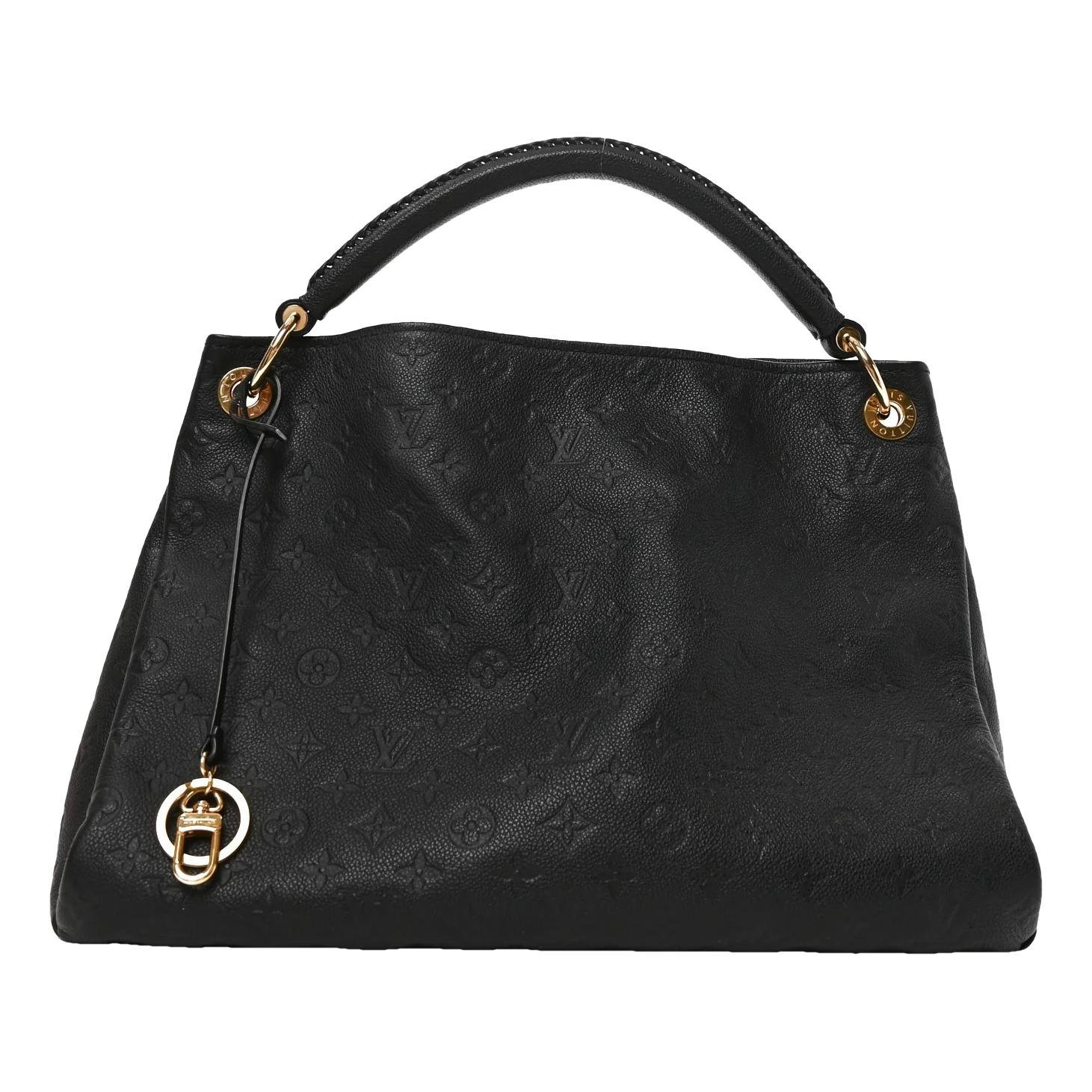 Artsy leather handbag