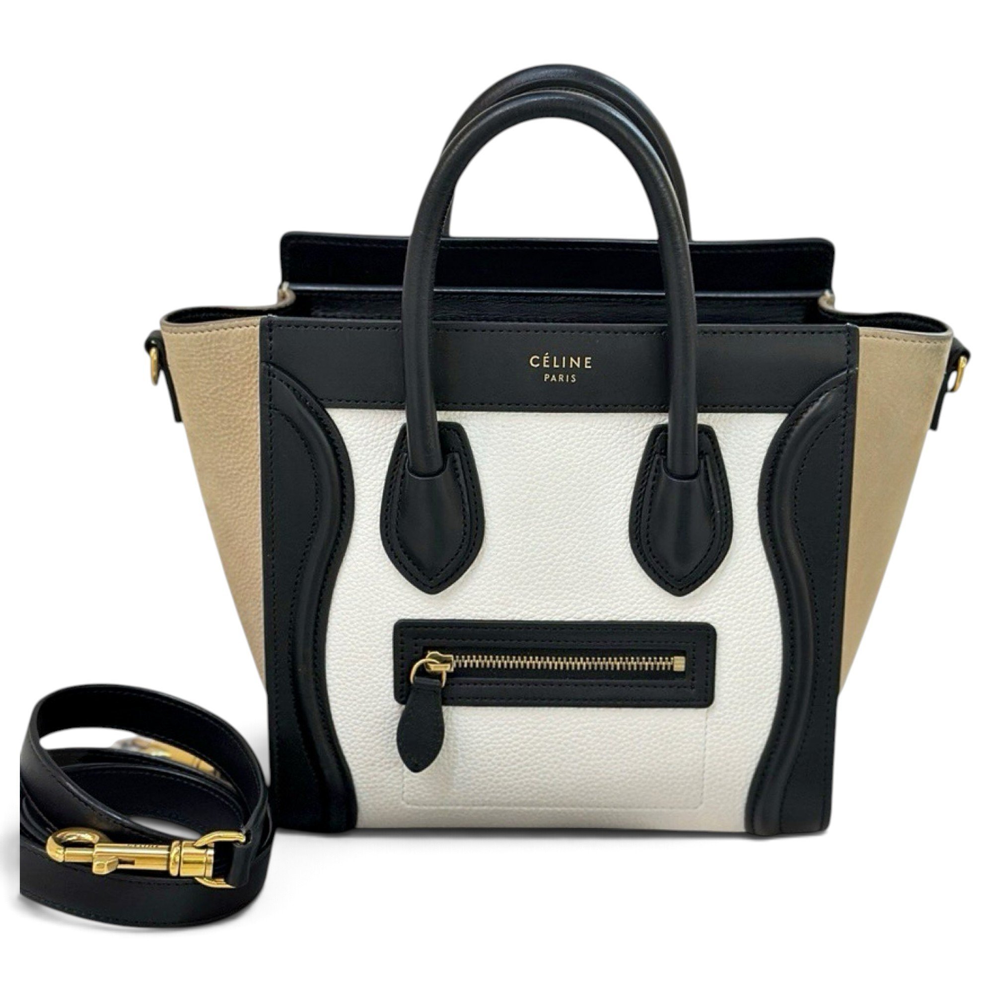 Nano Luggage leather handbag