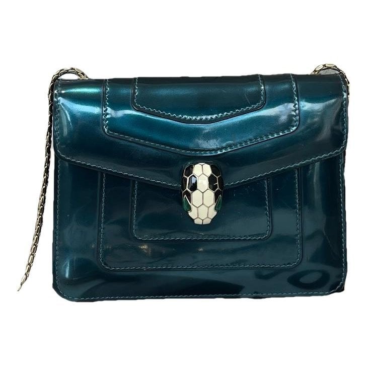 Serpenti leather handbag