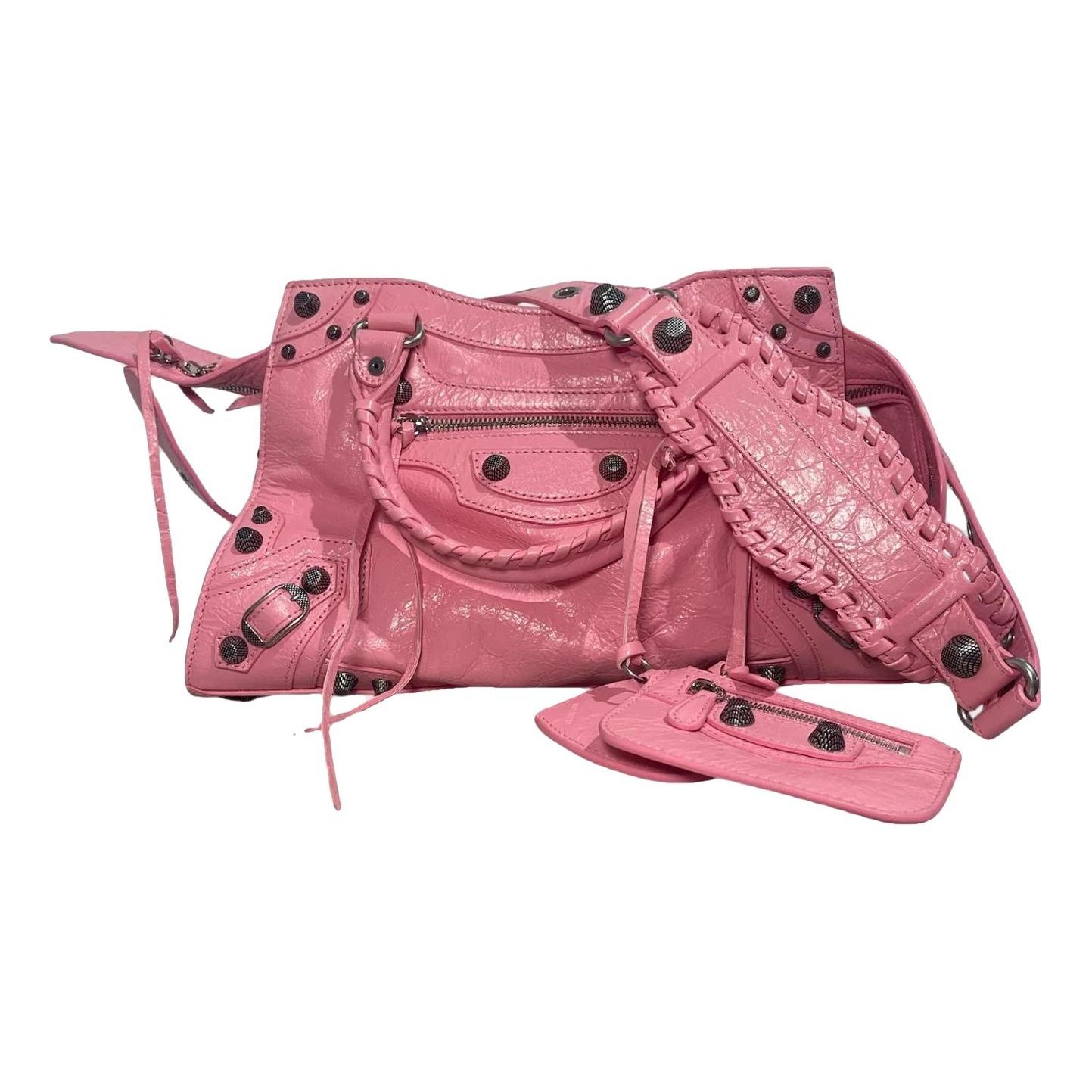 City leather bag