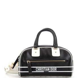 Dior Vibe Zip Bowling Bag Leather Small