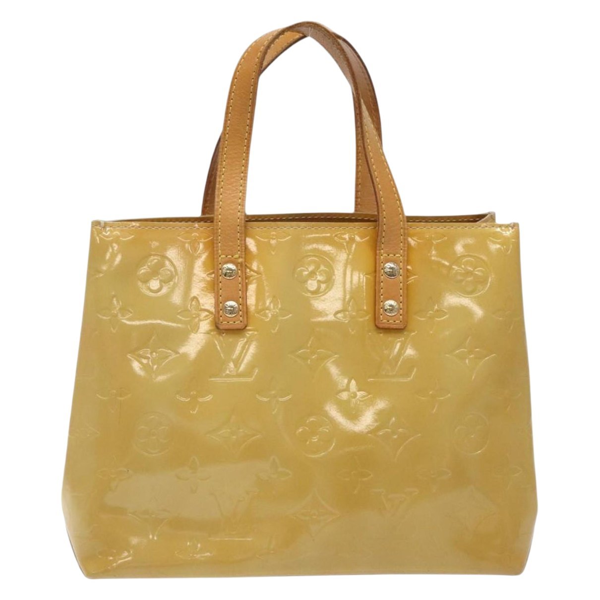 Reade patent leather handbag
