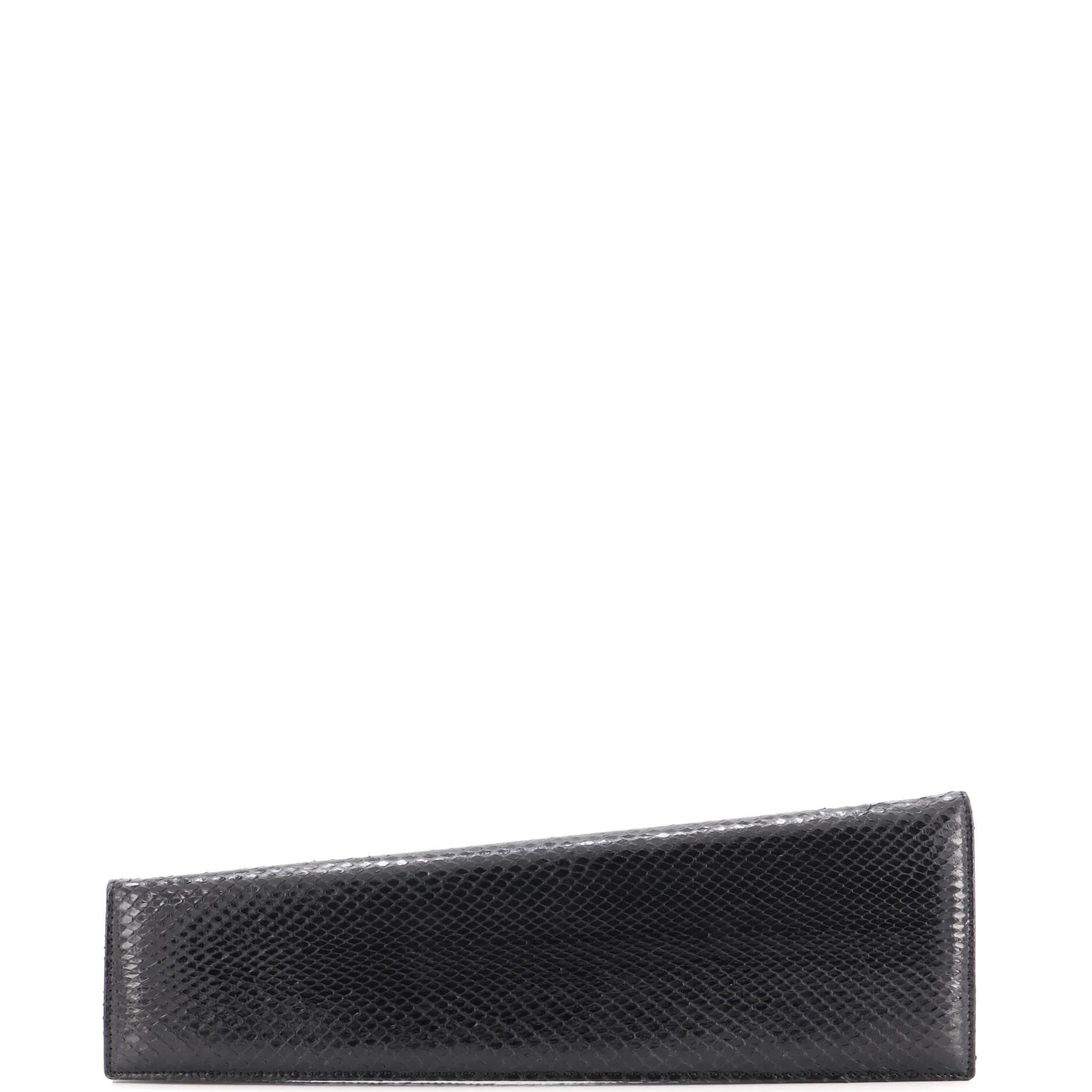 Python clutch bag
