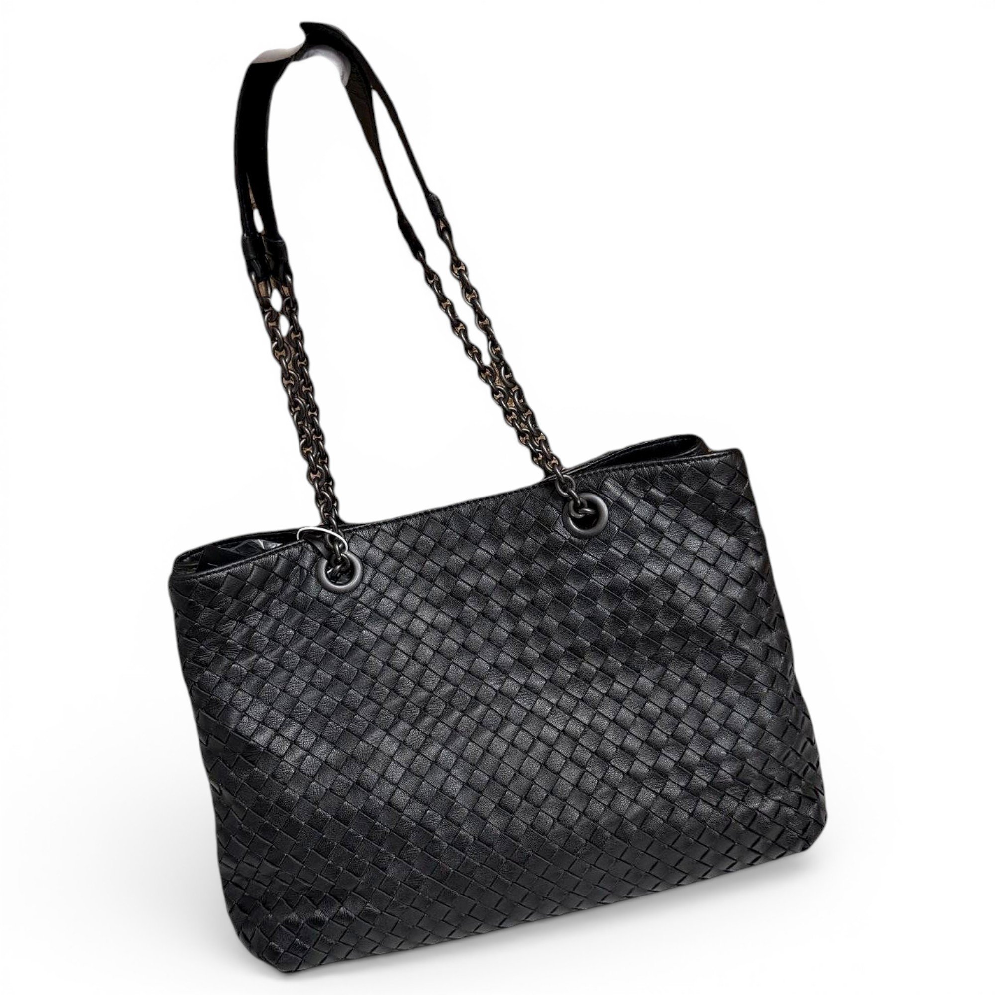 Parachute leather handbag