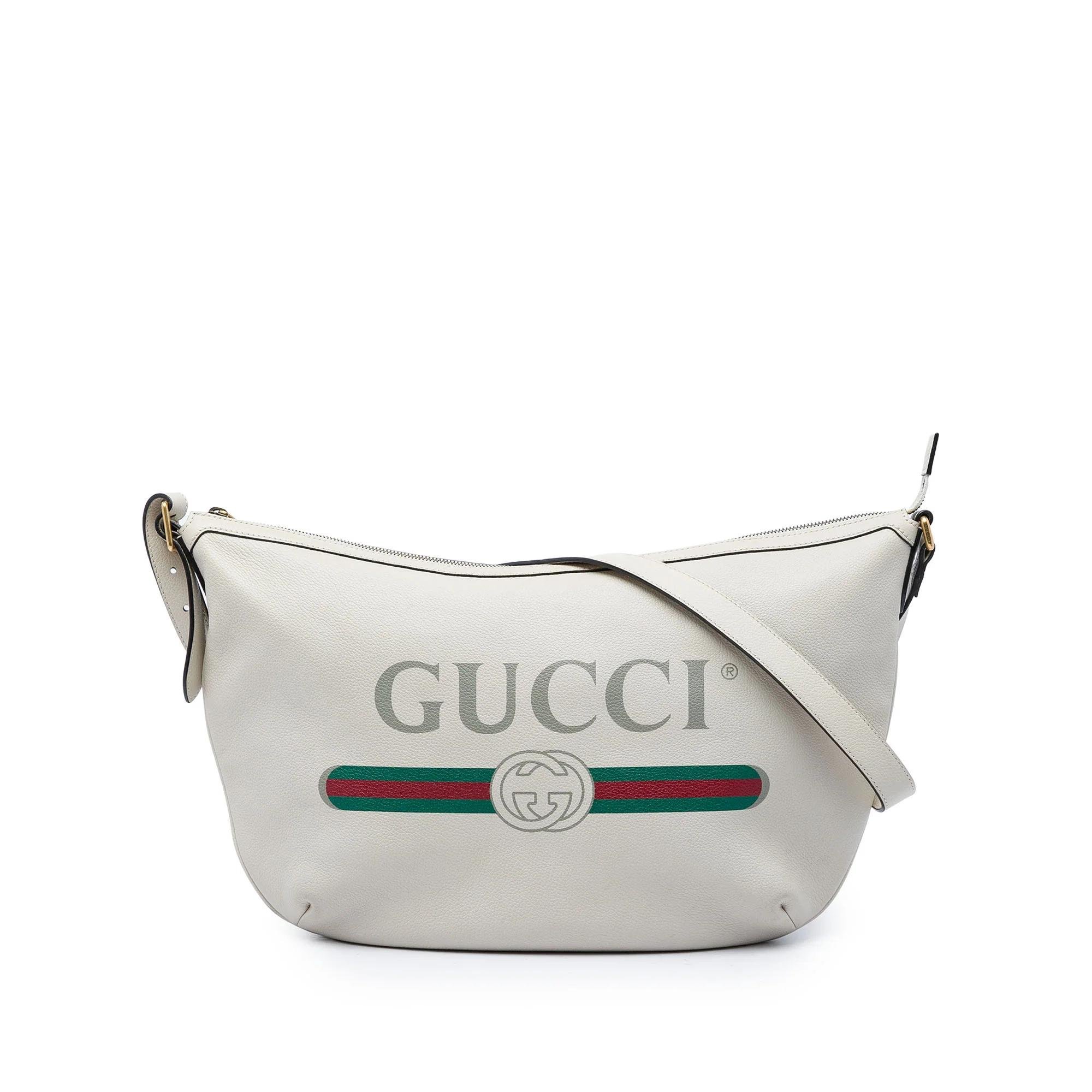 Gucci B leather crossbody bag