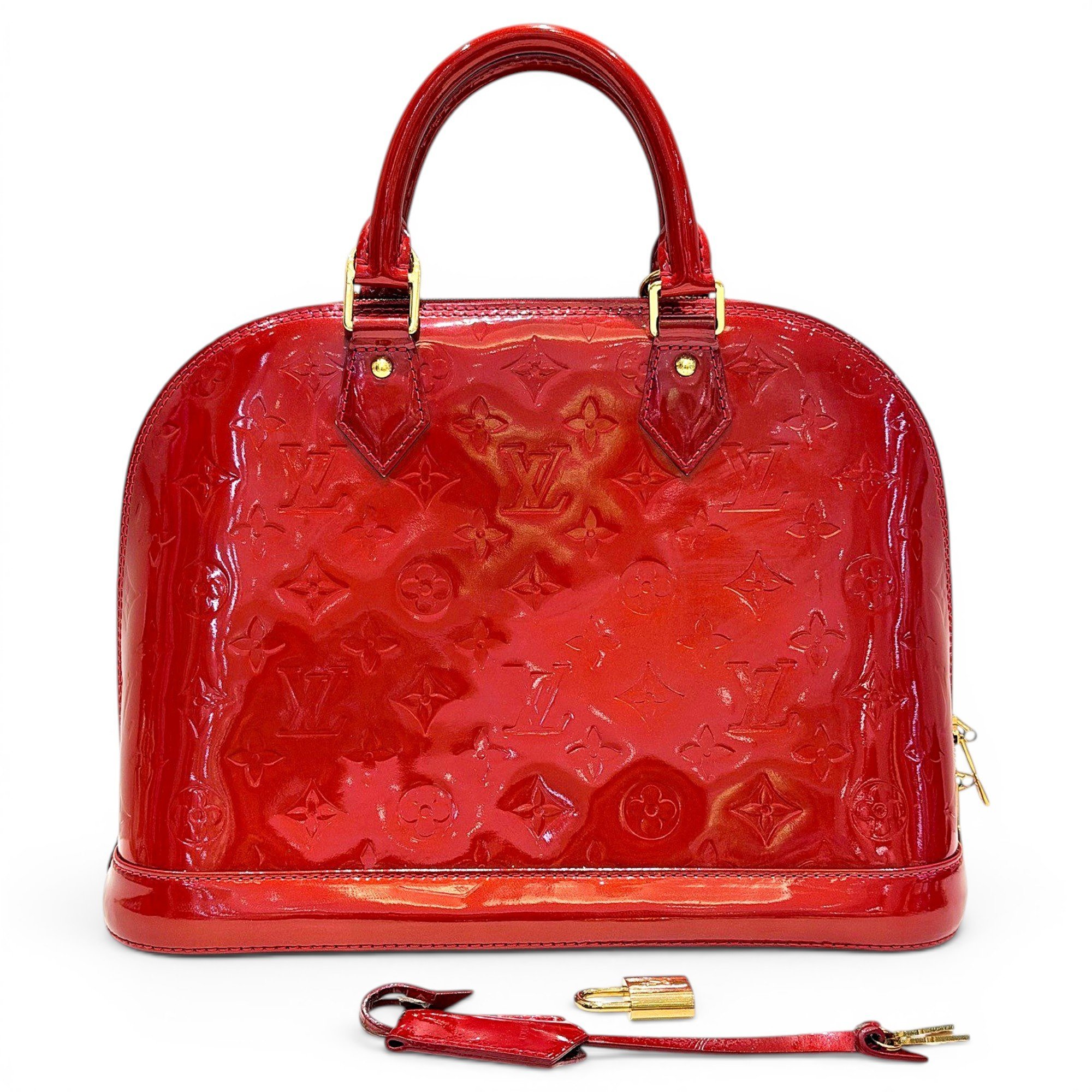 Alma patent leather handbag