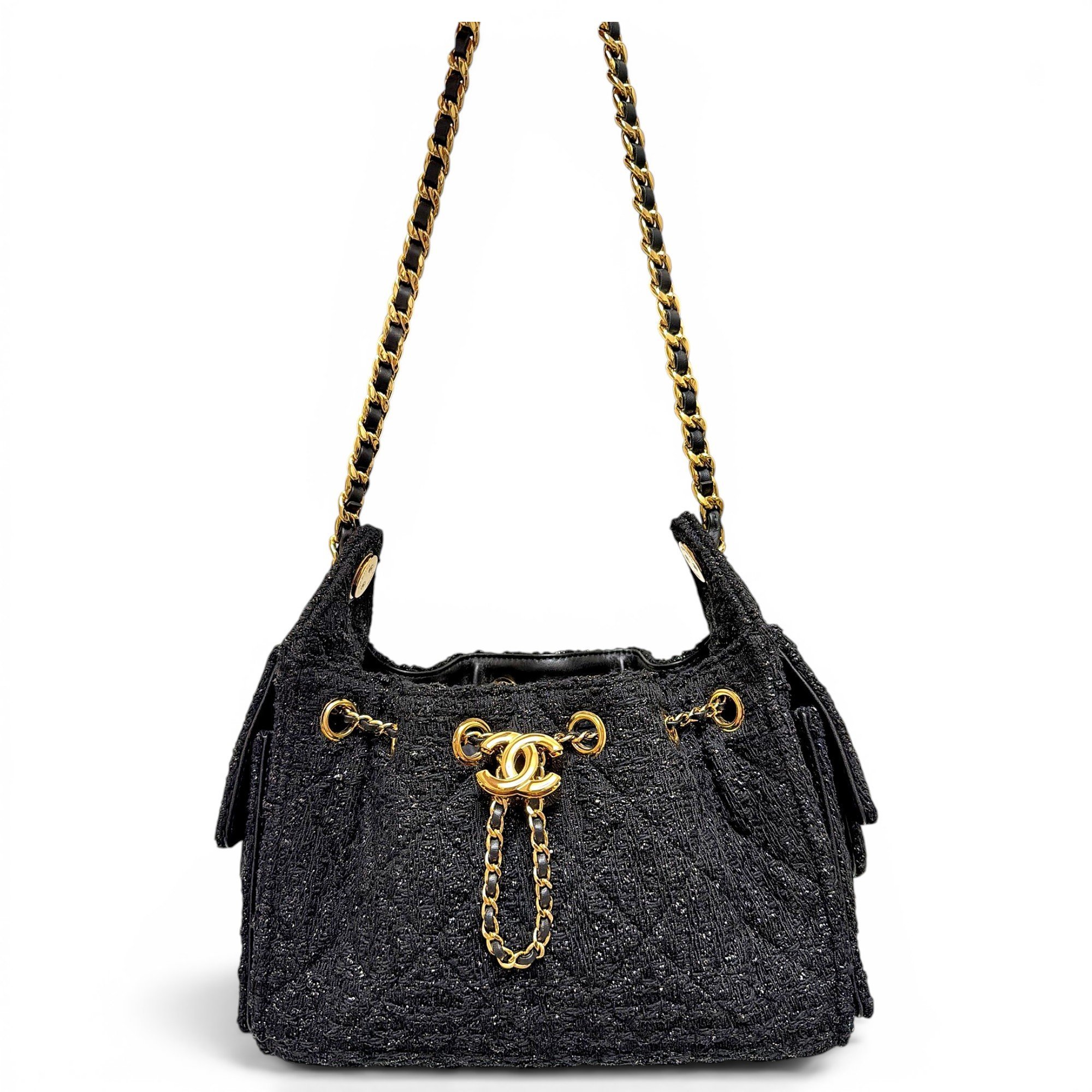 Chanel 25 tweed handbag