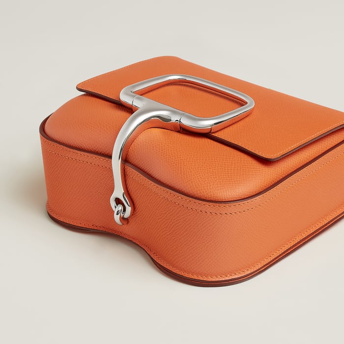 Orange Hermès Della Cavalleria Mini Bag II