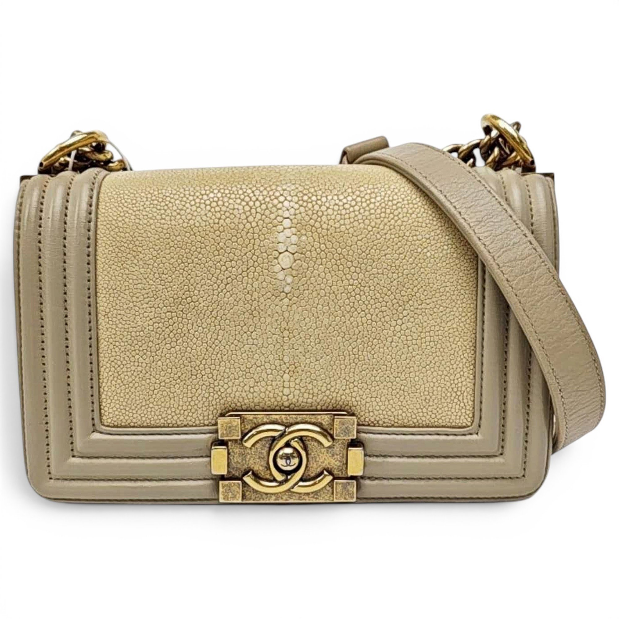 Boy leather handbag