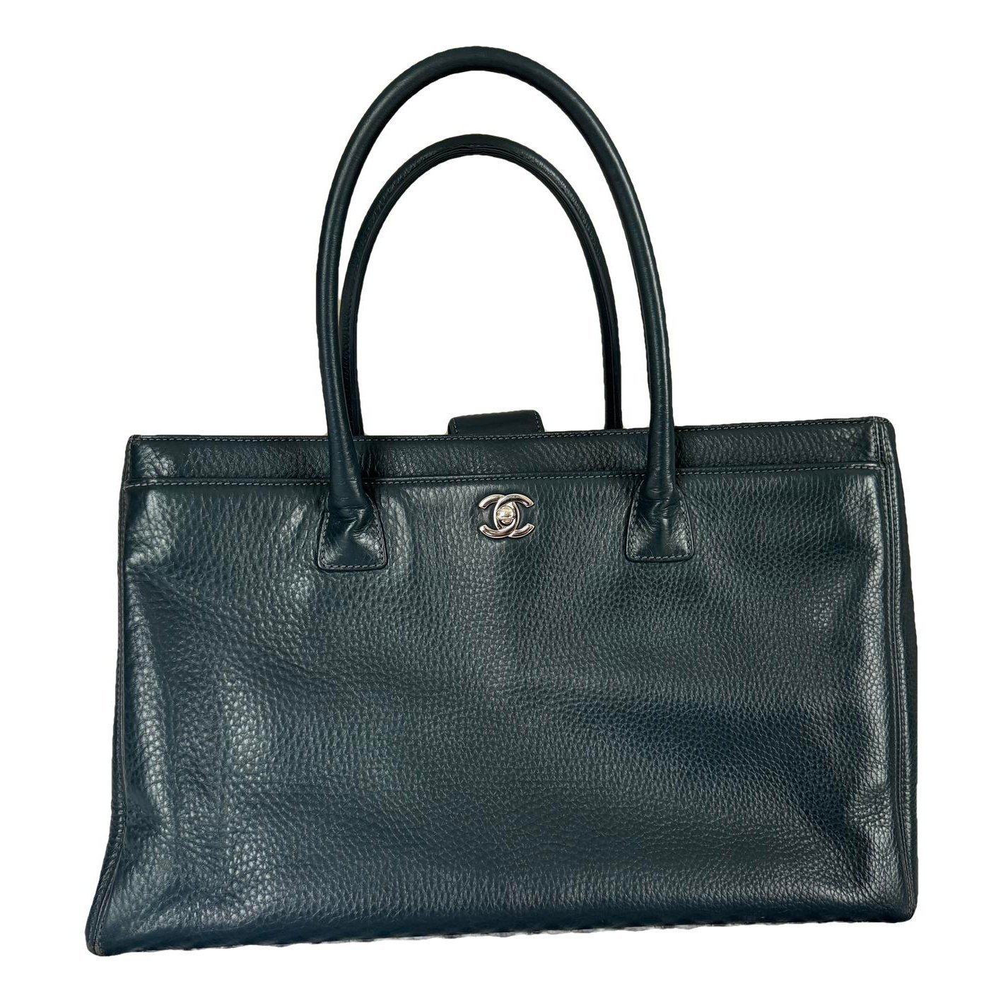 Executive leather tote