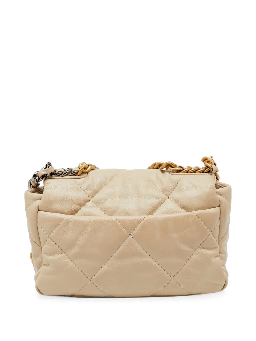 medium C19 quilted calf leather shoulder bag