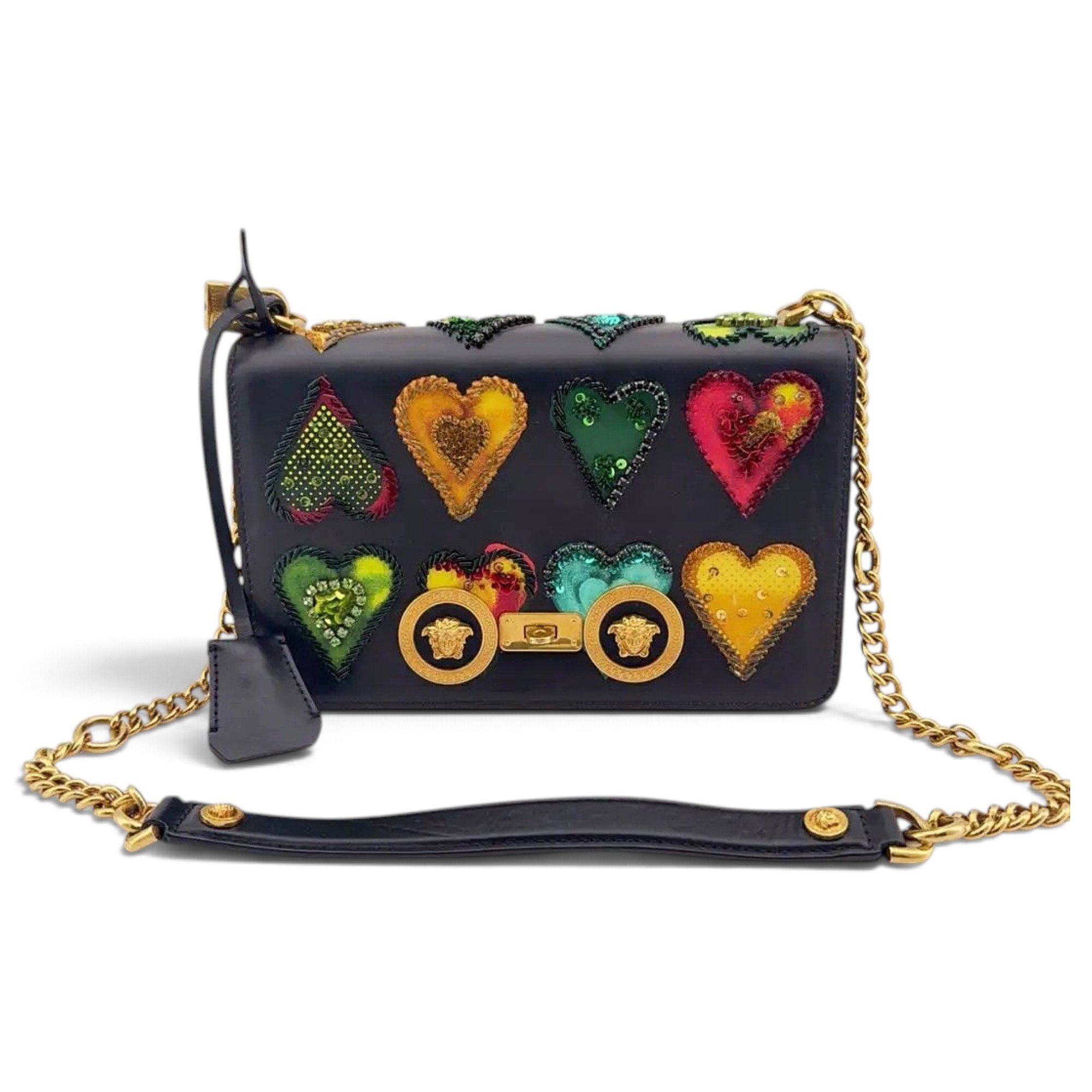 Versace Leather crossbody bag