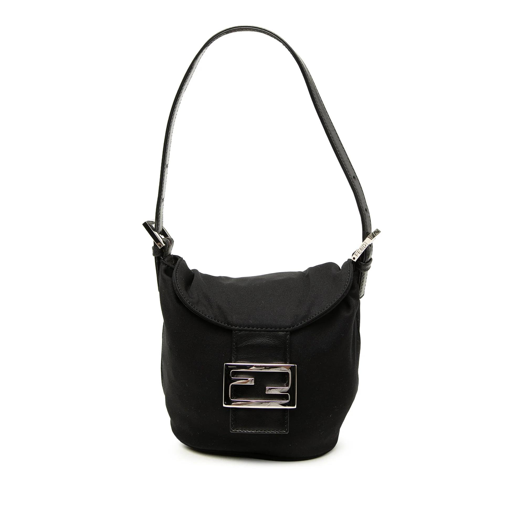 Pocket leather handbag