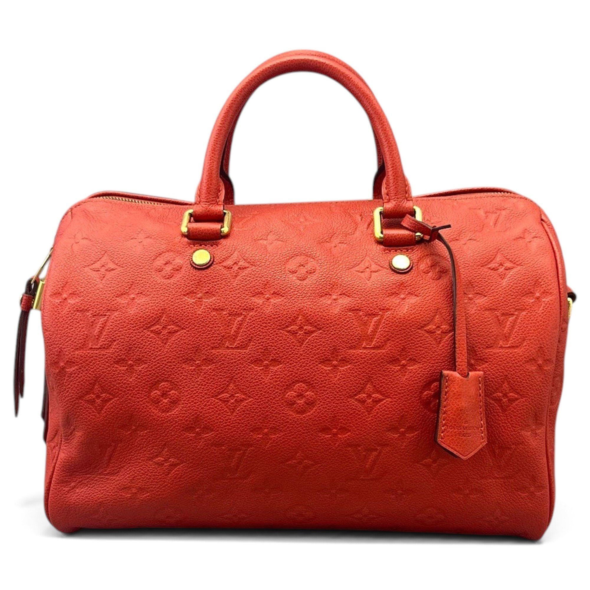 Speedy leather handbag