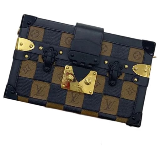 Louis Vuitton Petite Malle leather handbag