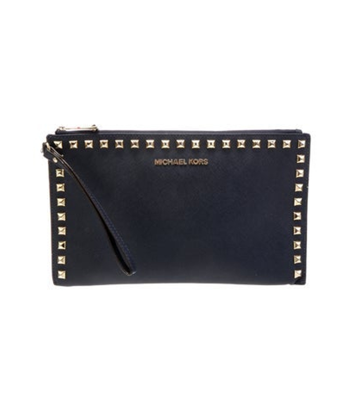 Michael Kors Kors Saffiano Leather Clutch