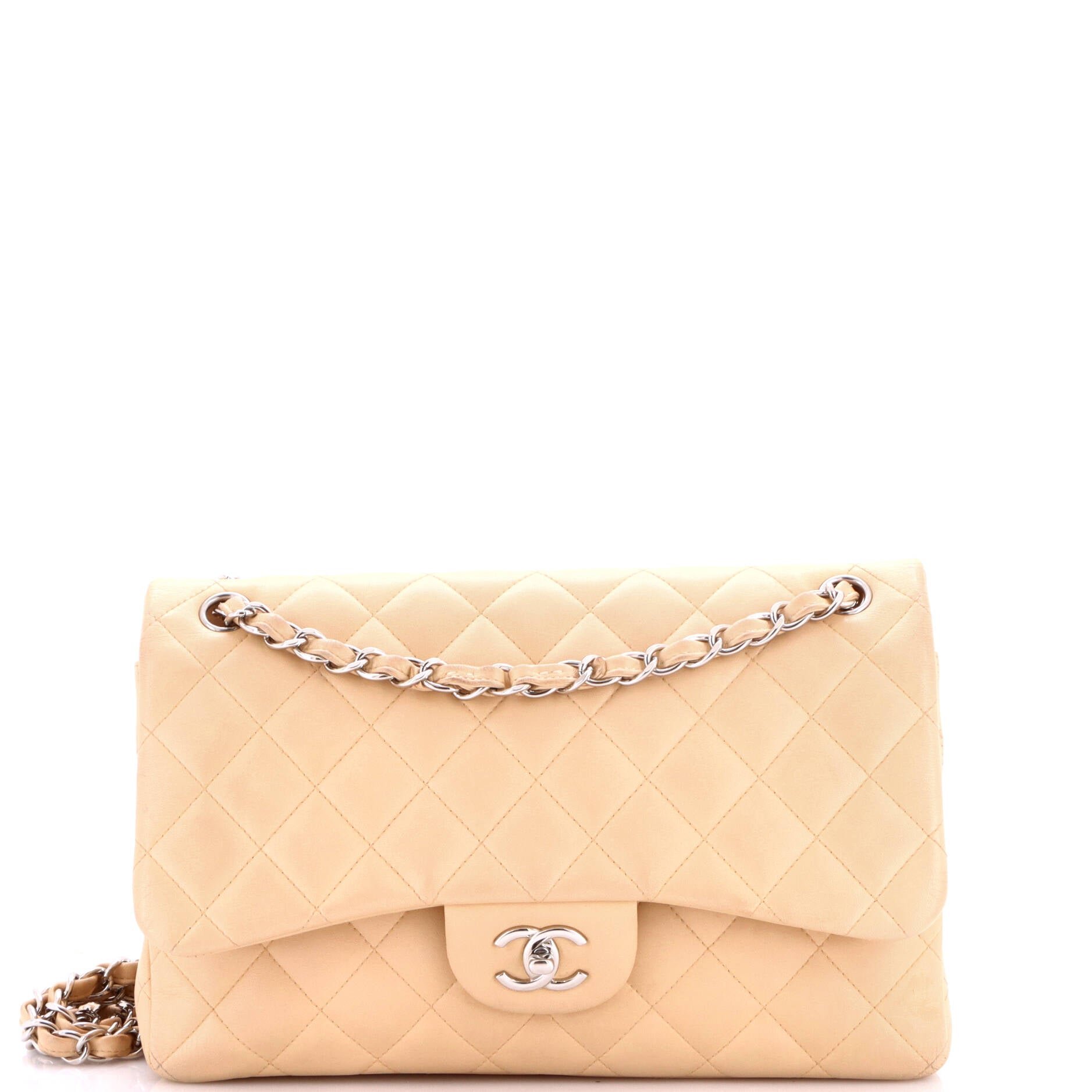 Classic Double Flap Bag Quilted Lambskin Jumbo