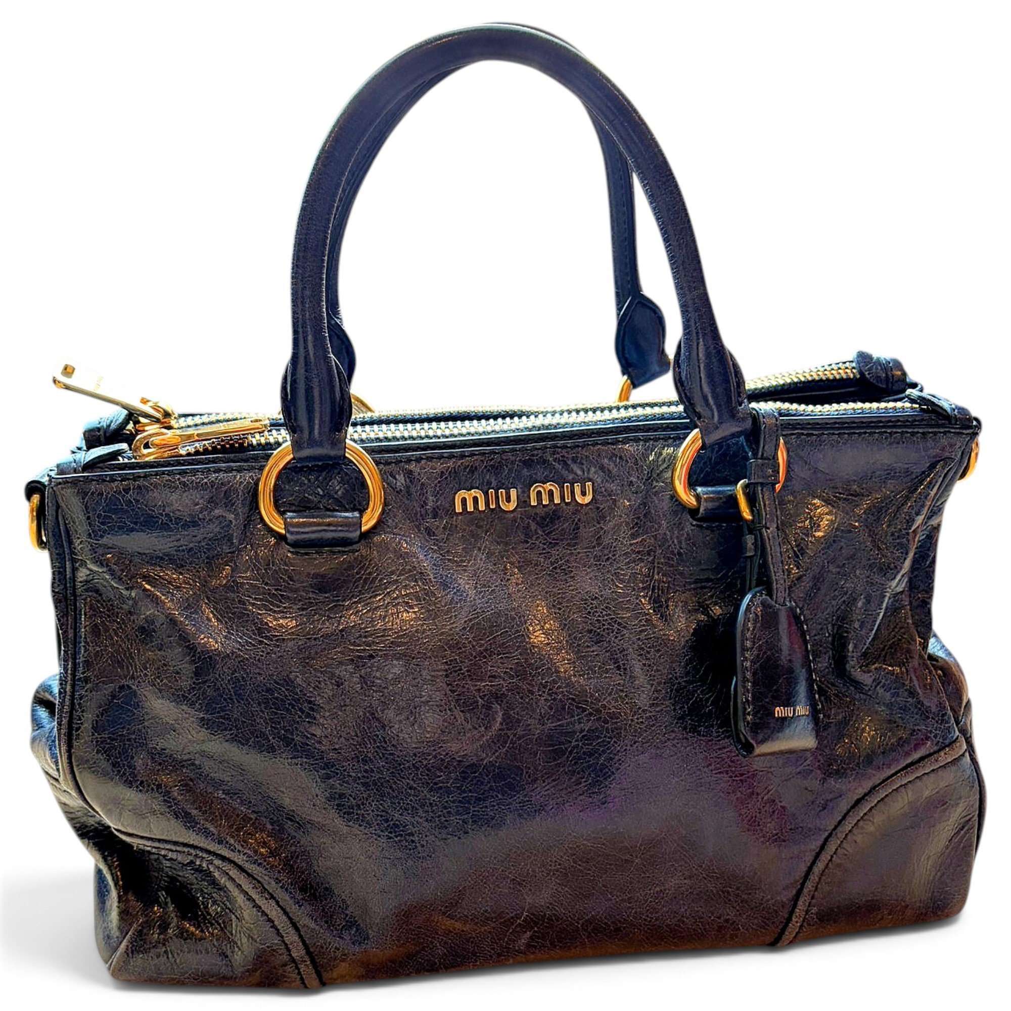 Vitello leather handbag