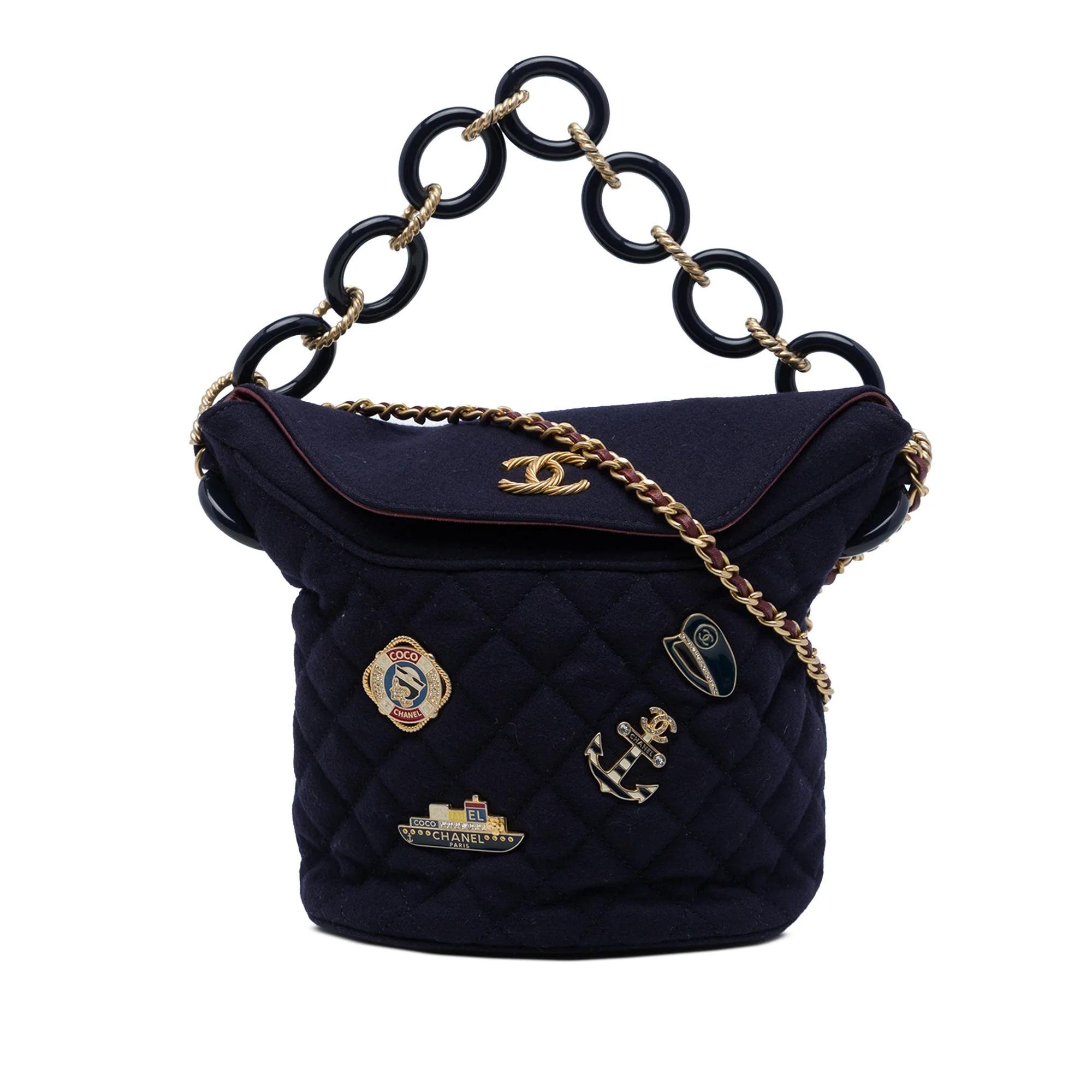 Paris-Biarritz wool handbag
