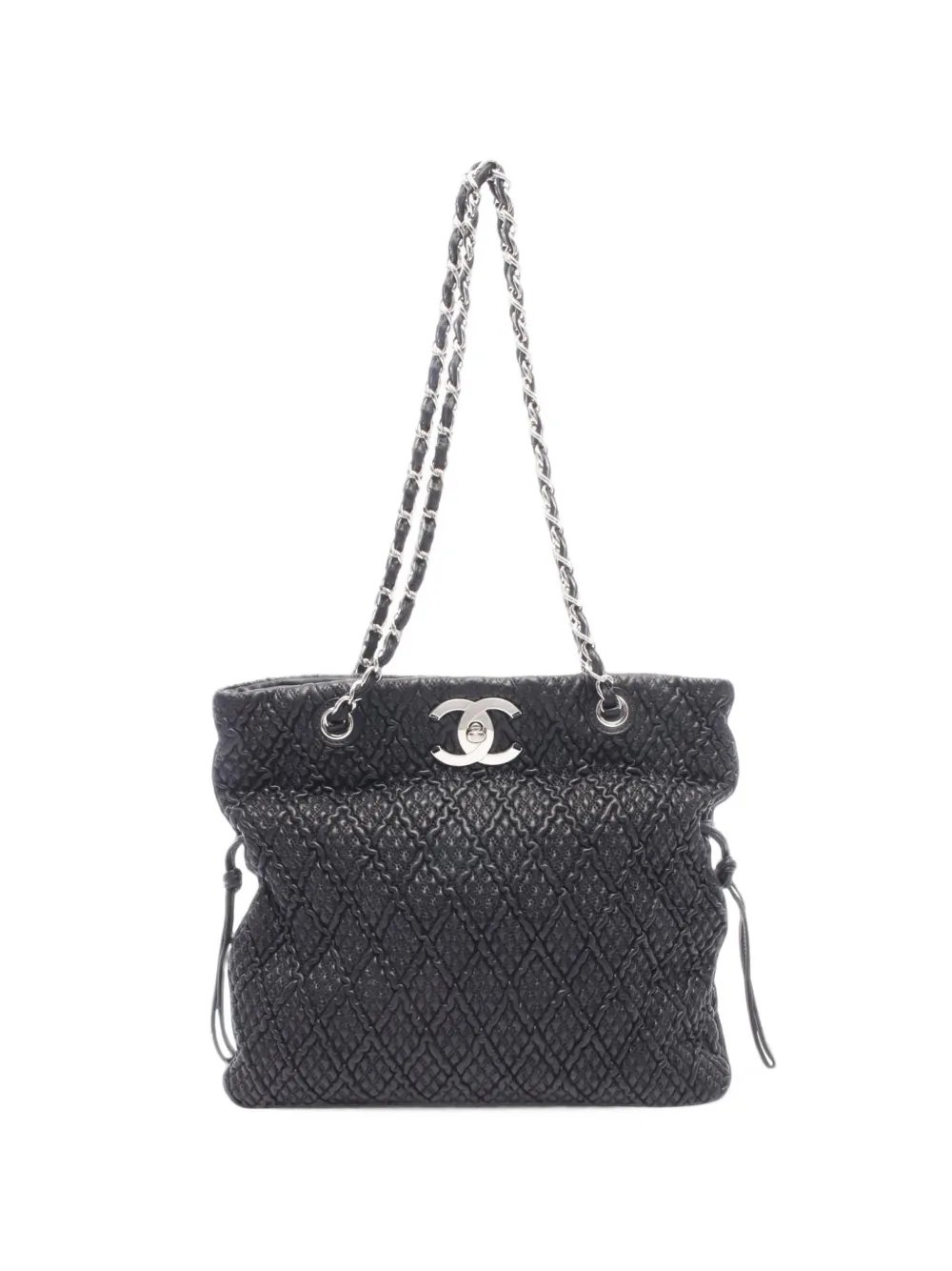2009-2010 quilted chain-link tote bag