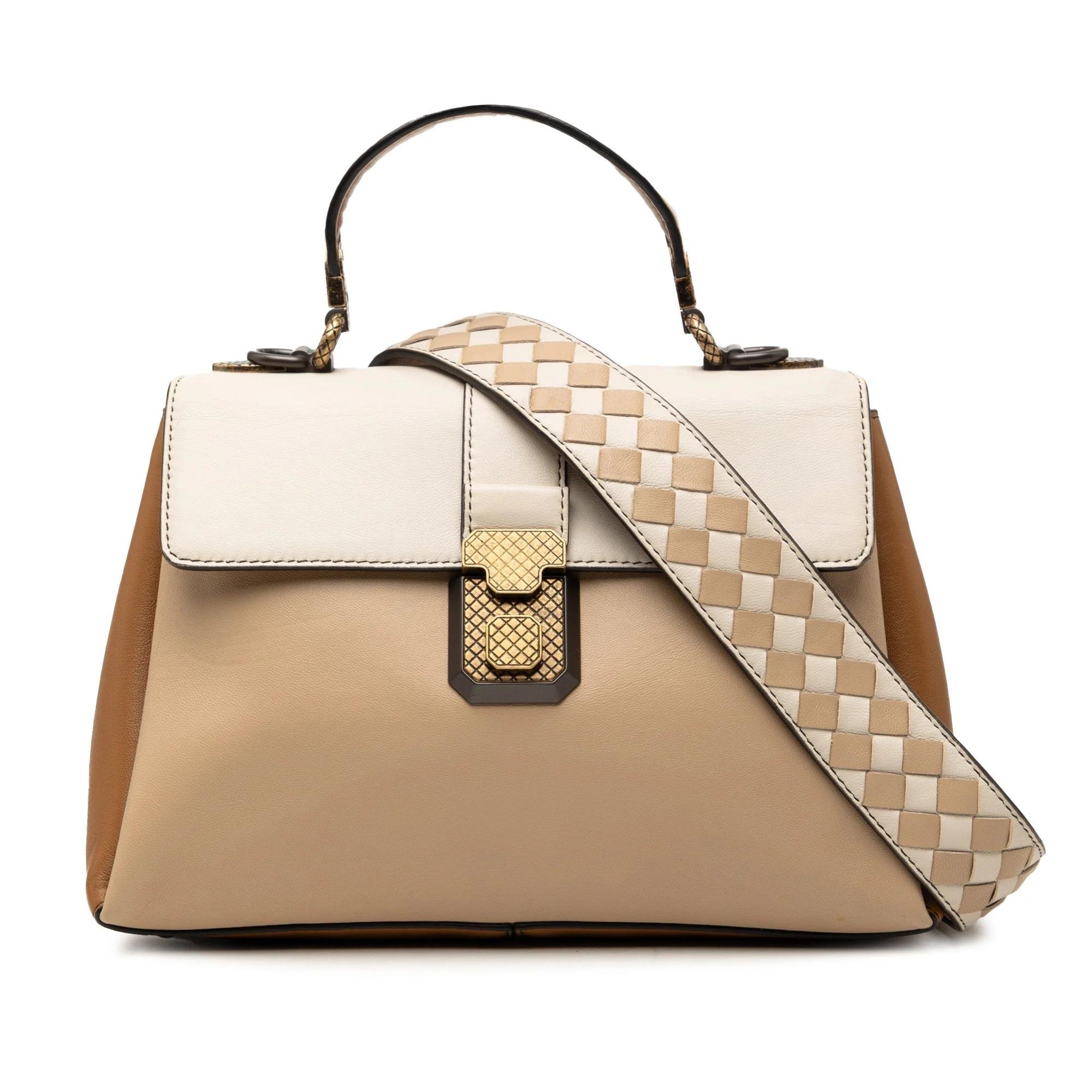 Piazza leather satchel