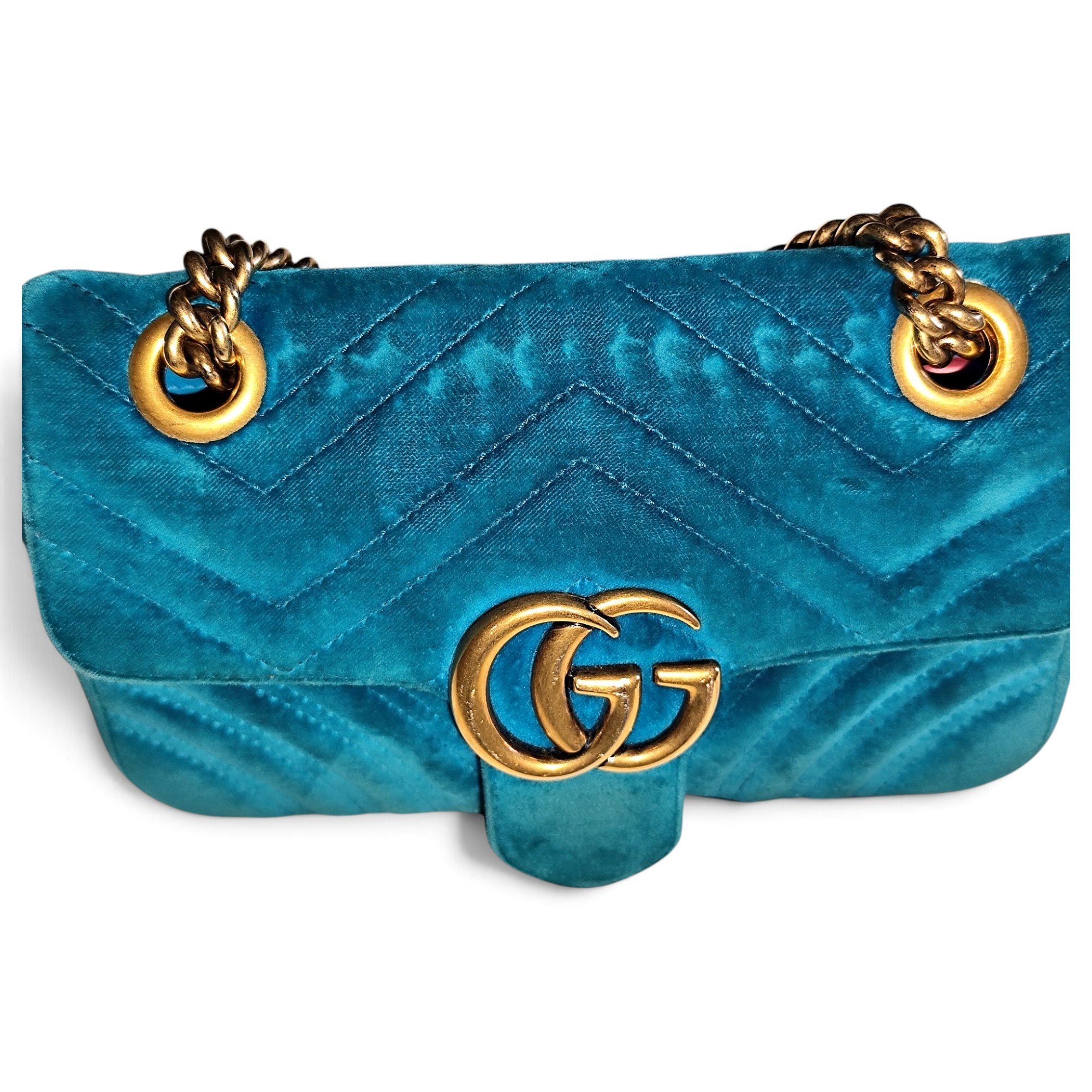 GG Marmont velvet handbag