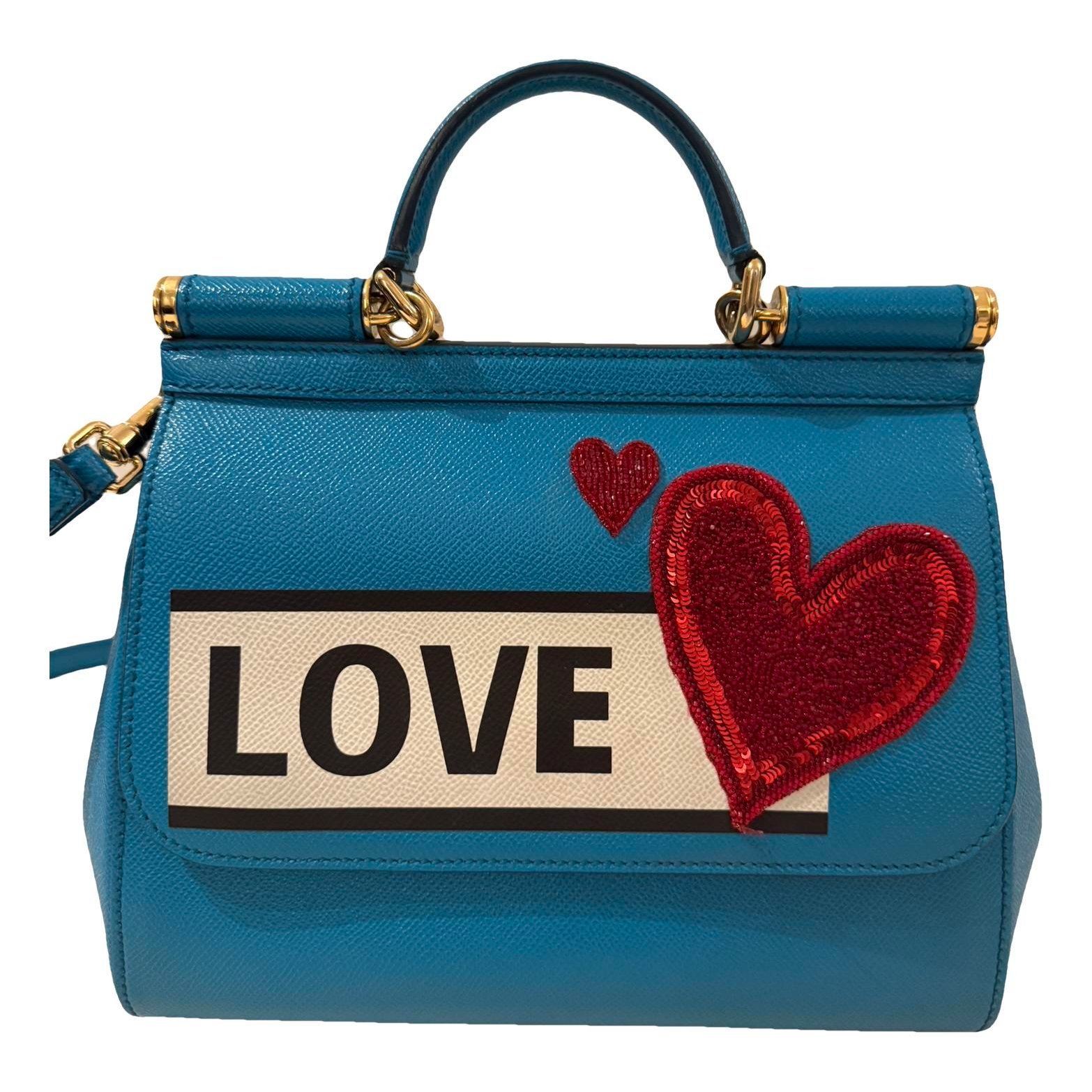 Dolce & Gabbana Sicily leather handbag