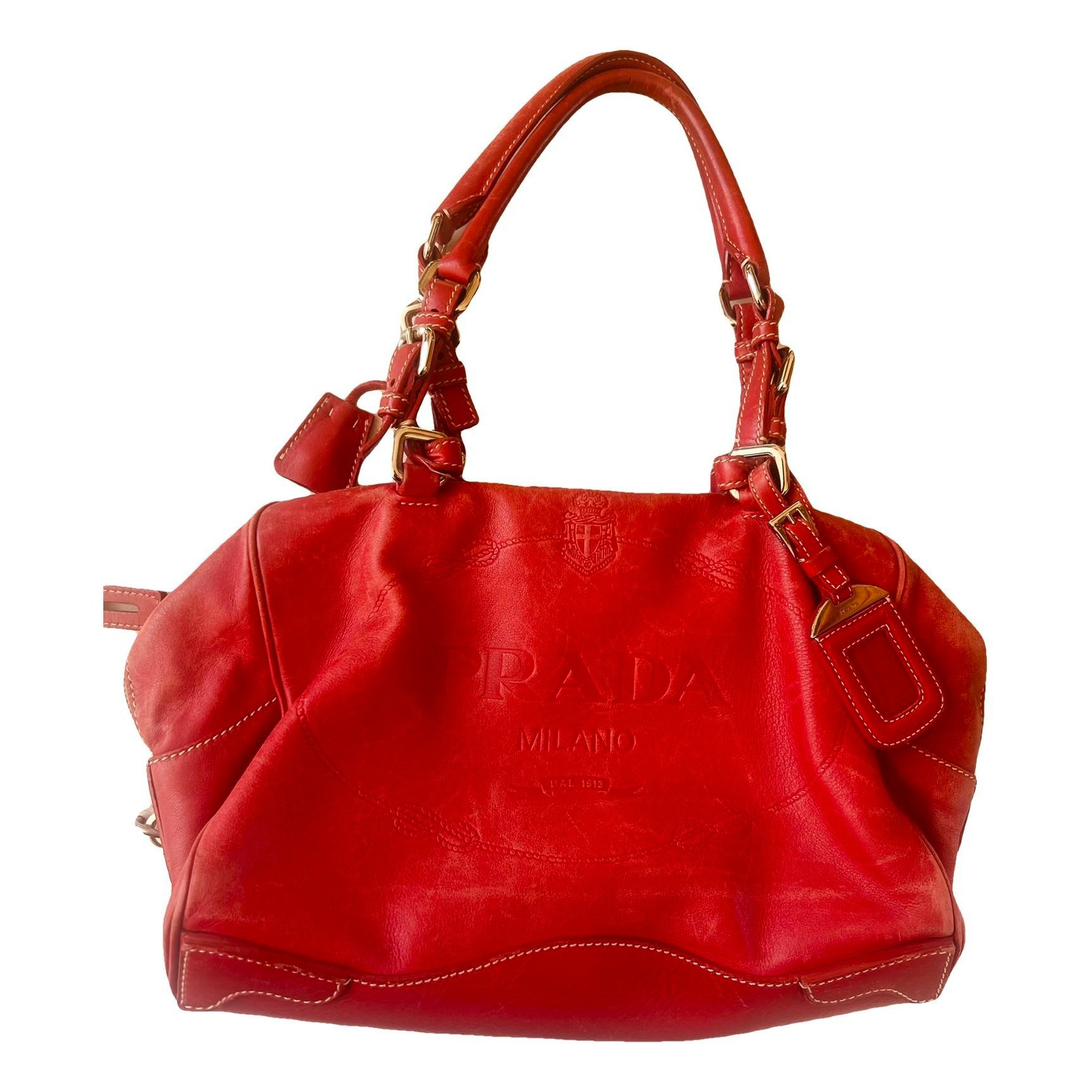 Leather handbag
