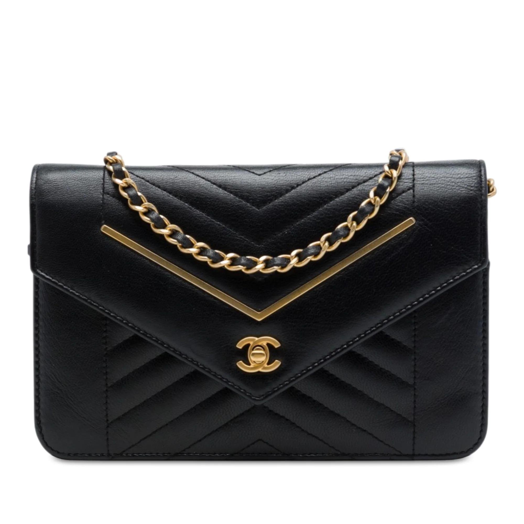 Wallet On Chain Timeless/Classique pony-style calfskin handbag