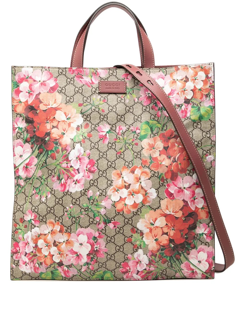 2000-2015 GG Supreme Blooms Convertible Tote satchel