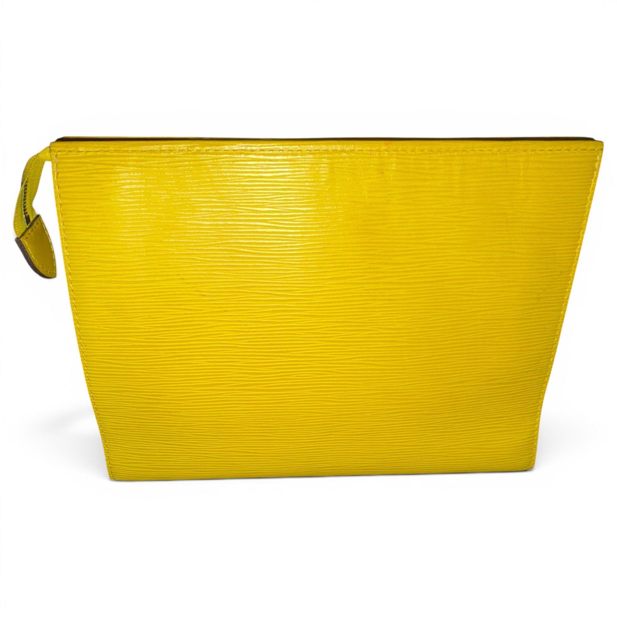 Leather clutch bag