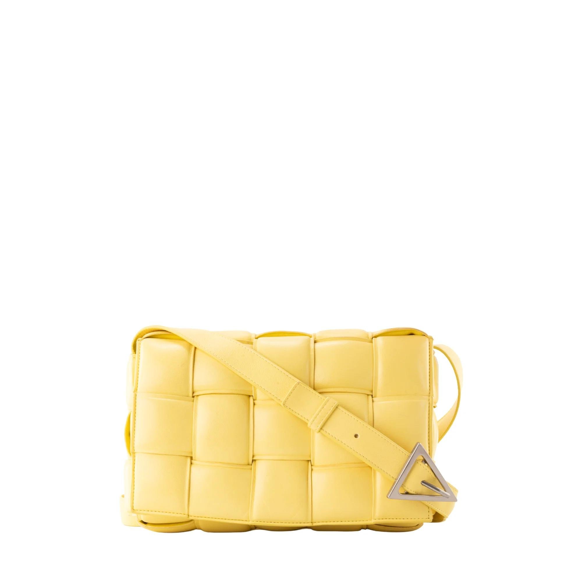 Cassette Padded leather bag