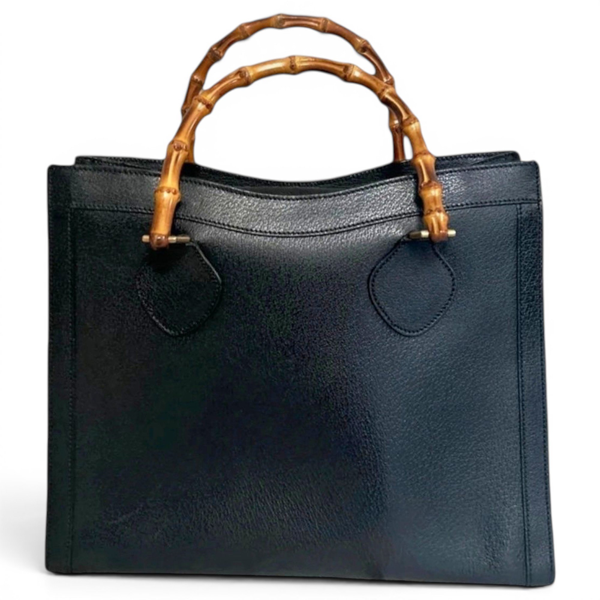 Vintage Bamboo leather handbag