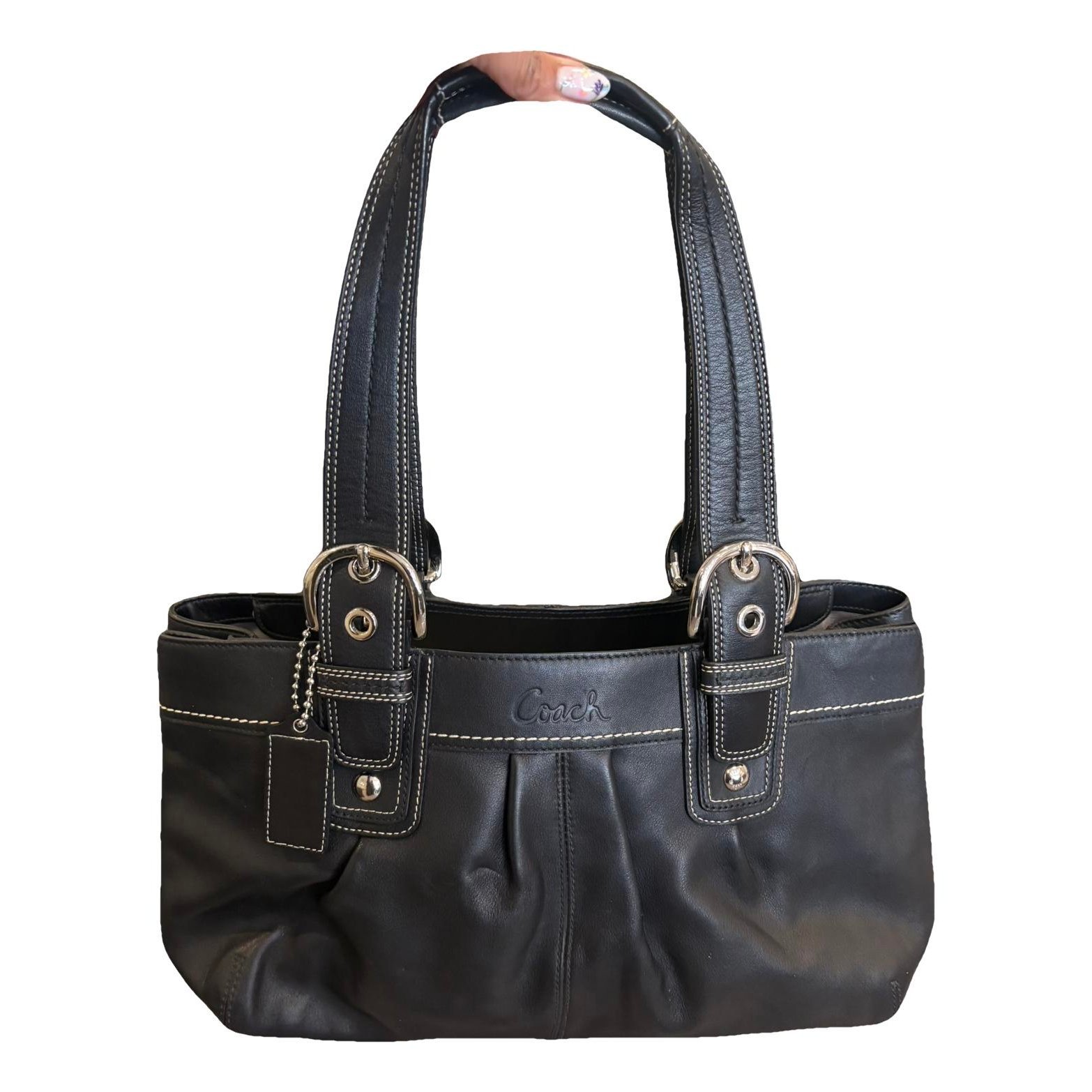 Leather handbag
