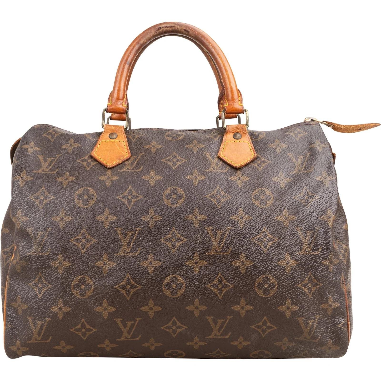 Speedy leather handbag