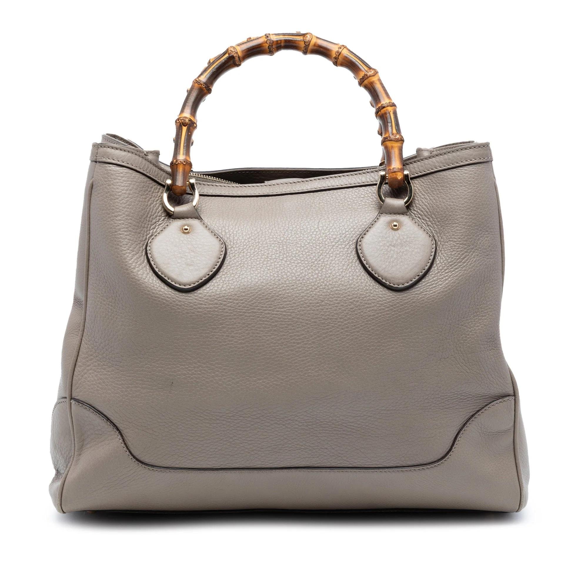 Bamboo pony-style calfskin handbag