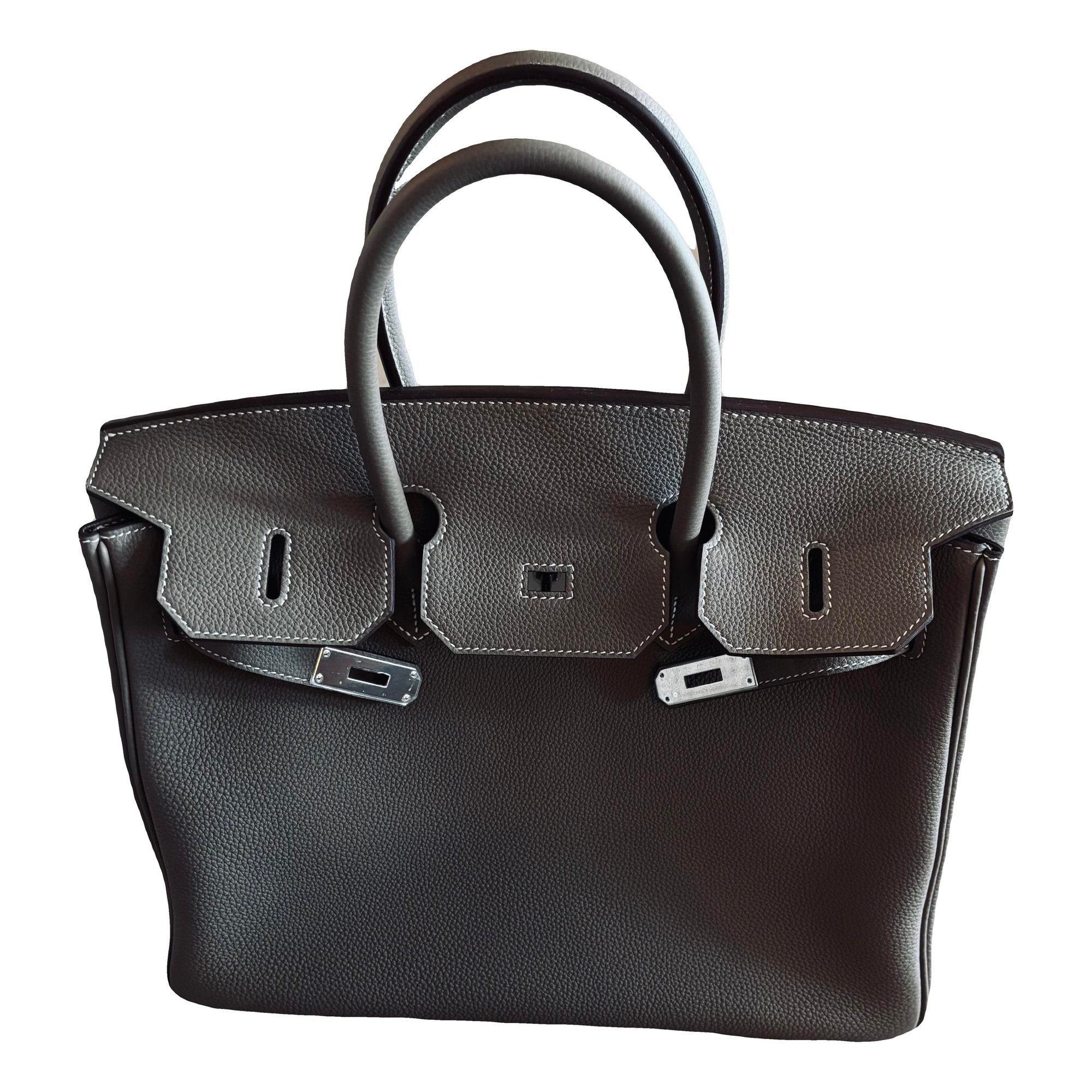 Birkin 35 leather handbag