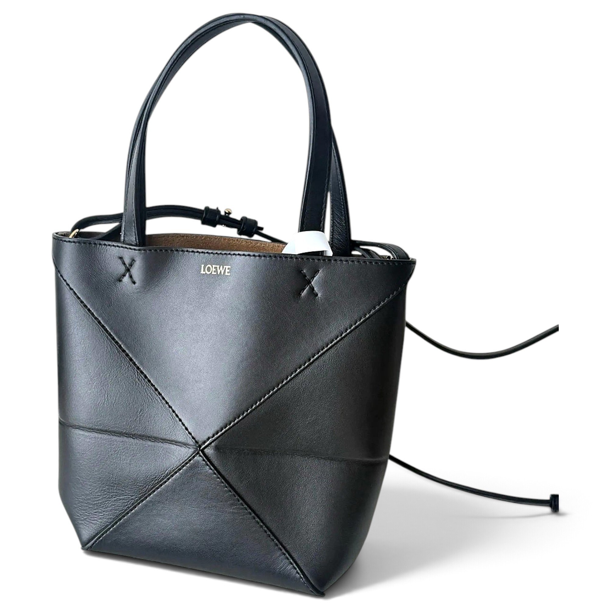 Puzzle Fold leather crossbody bag