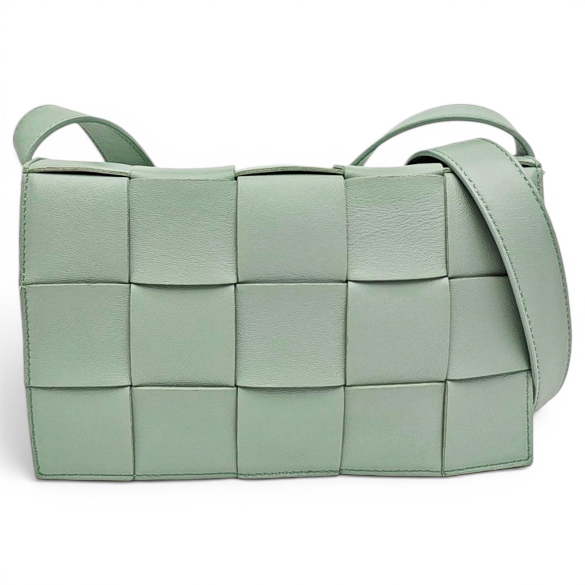 Brick Cassette leather handbag