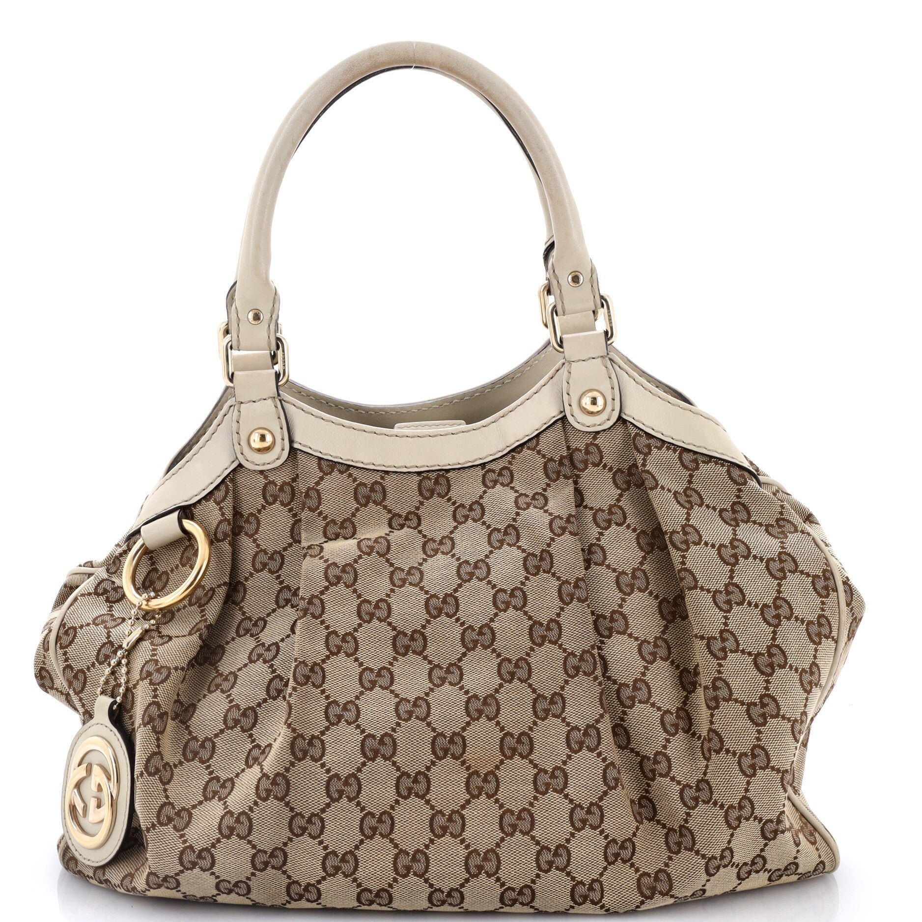 Sukey Tote GG Canvas with Leather Medium