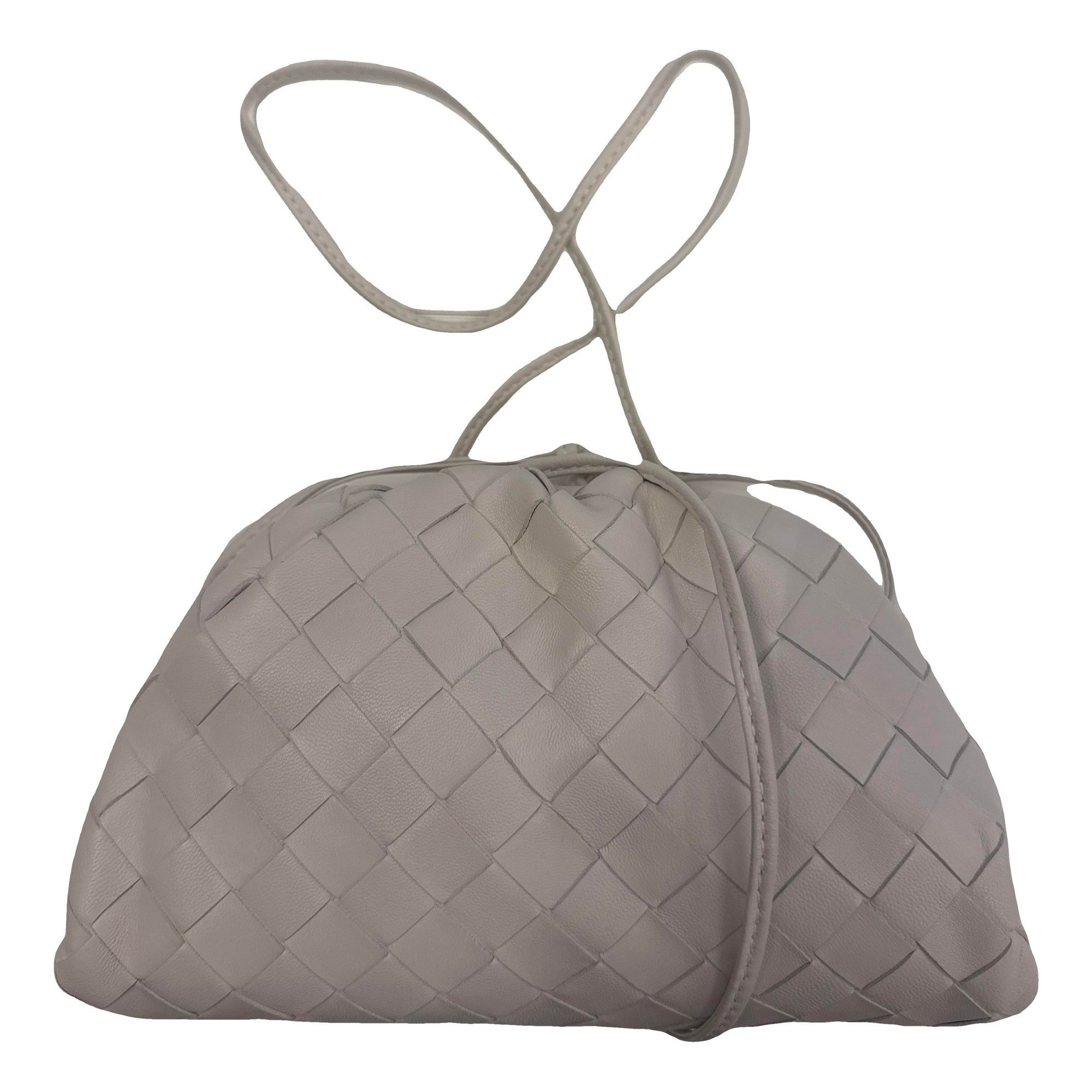 Pouch leather clutch bag