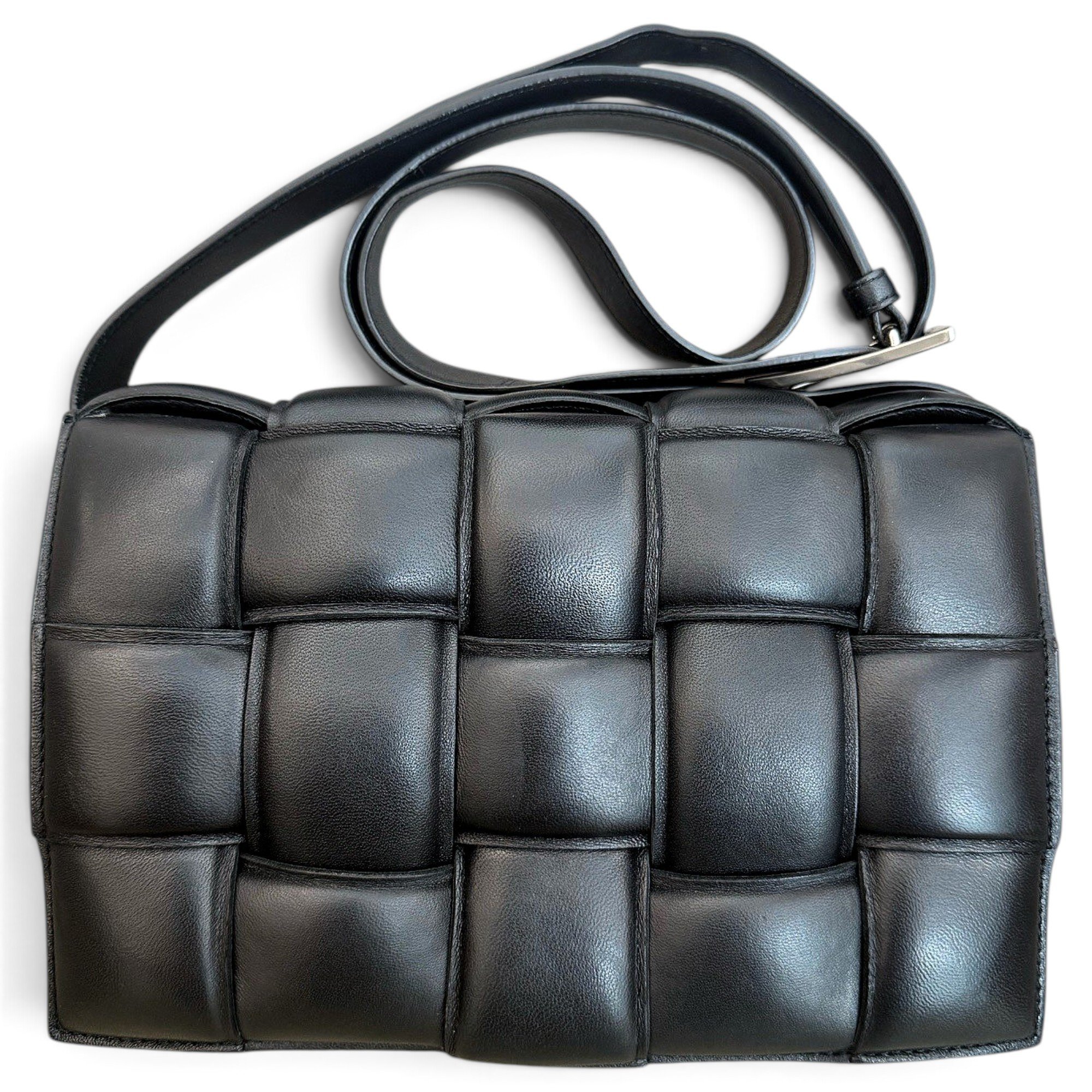 Cassette Padded leather handbag