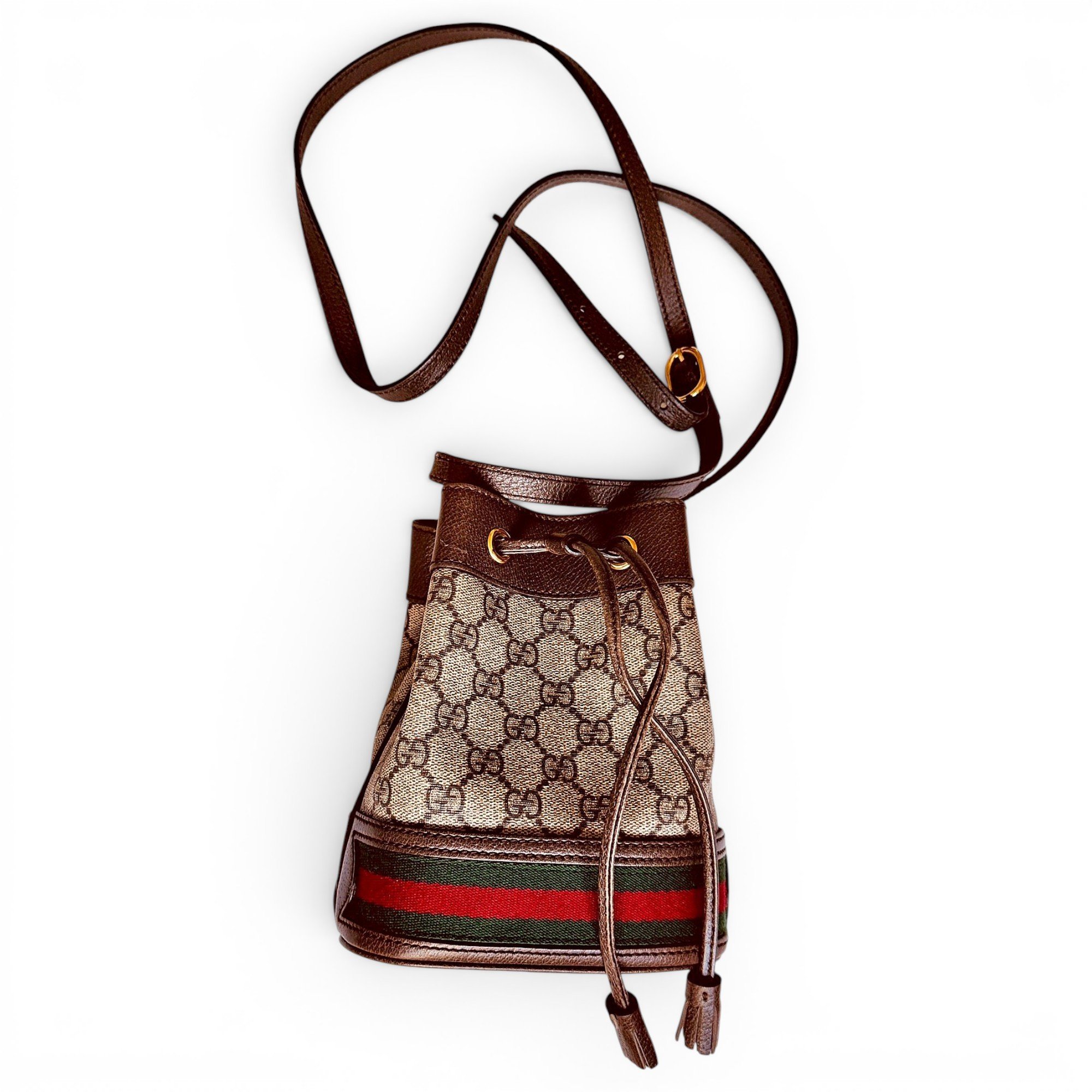 Ophidia Bucket leather bag