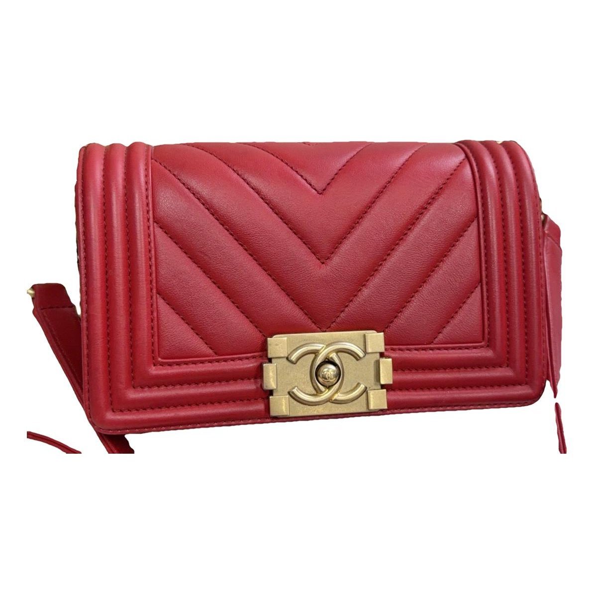 Boy leather crossbody bag