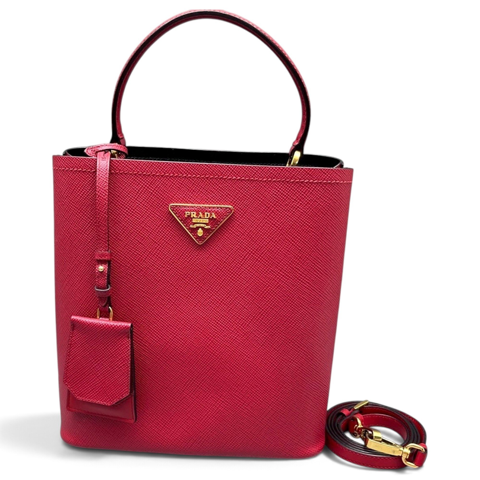 Panier leather handbag