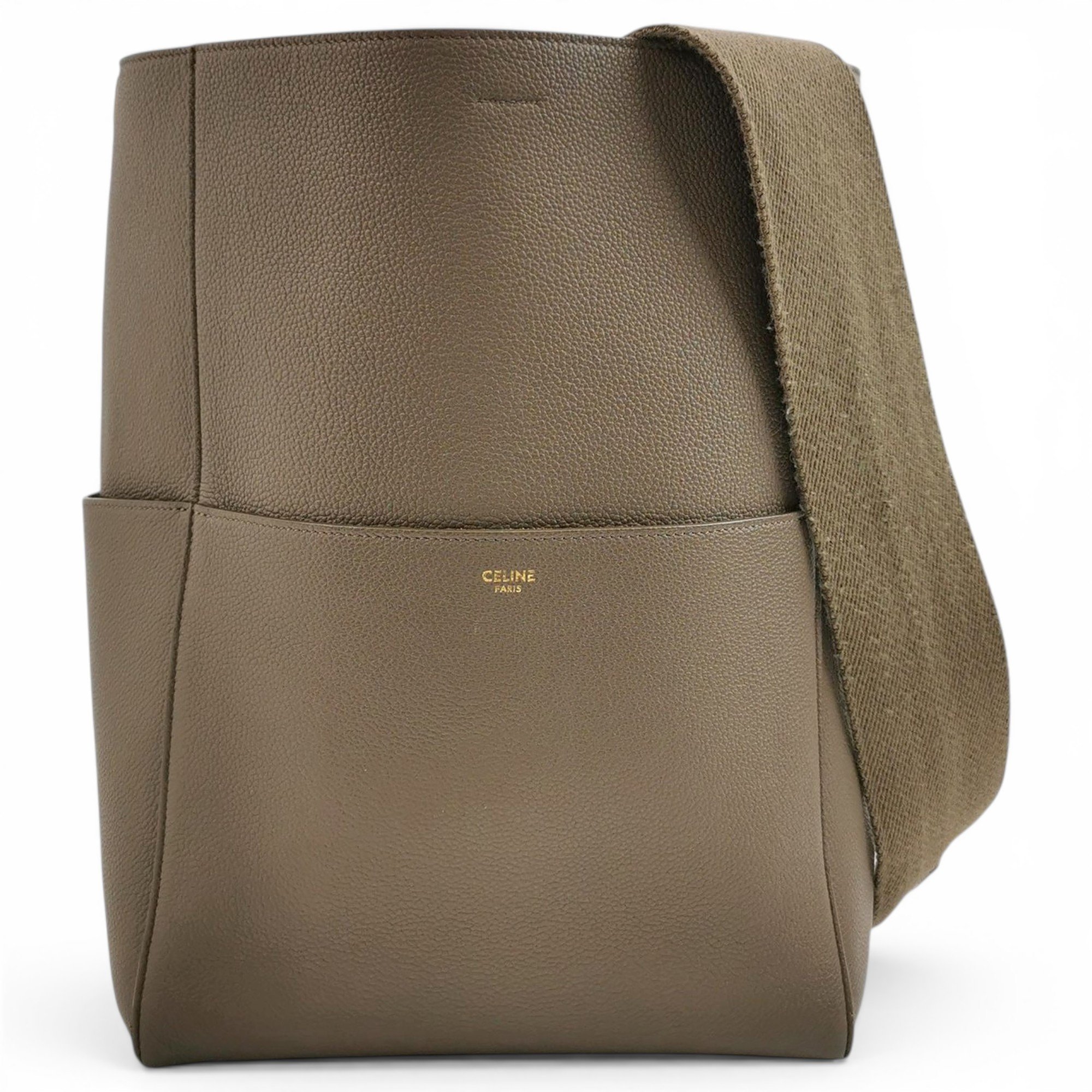 Seau Sangle leather tote