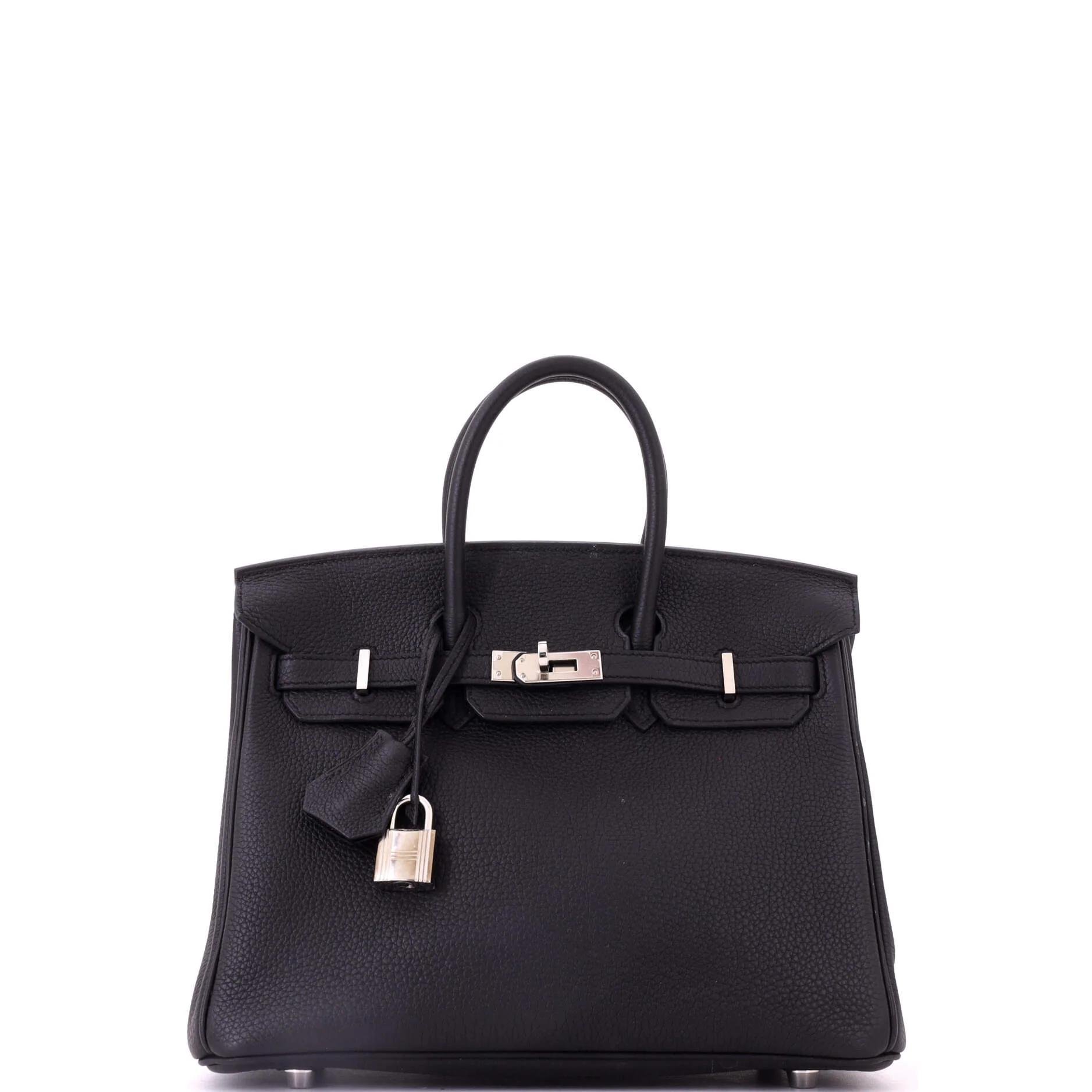 Birkin 25 leather tote
