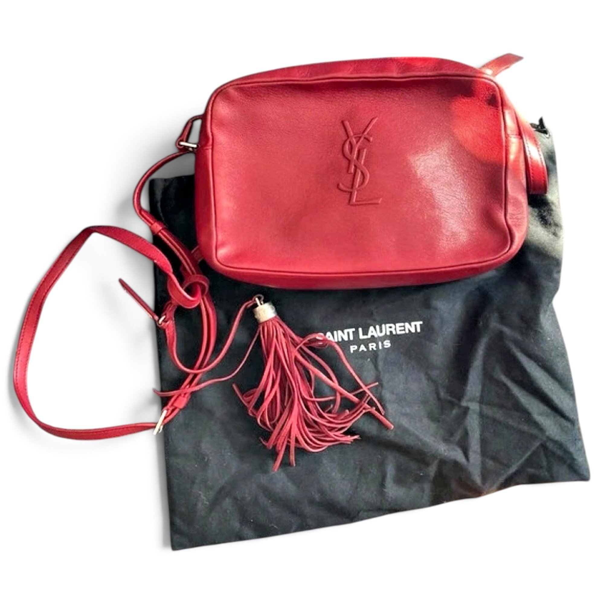 Lou leather crossbody bag