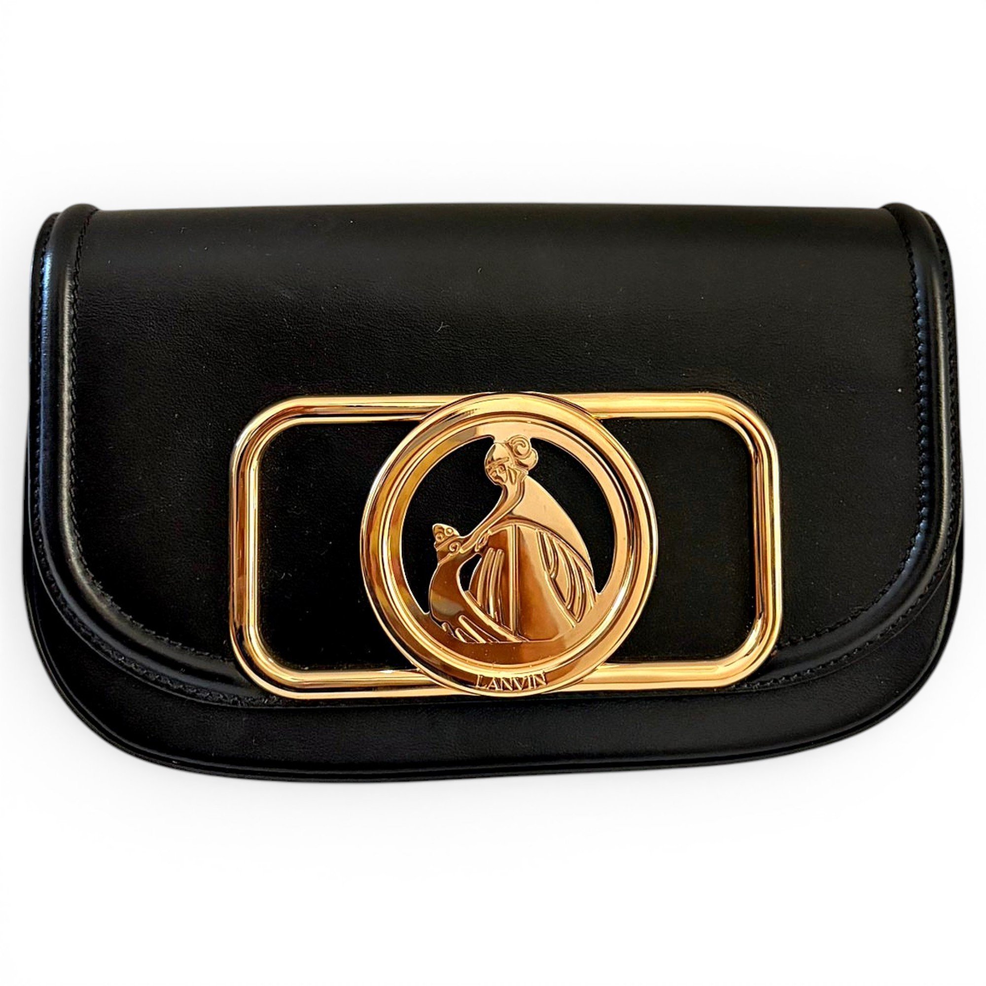 Pencil leather handbag